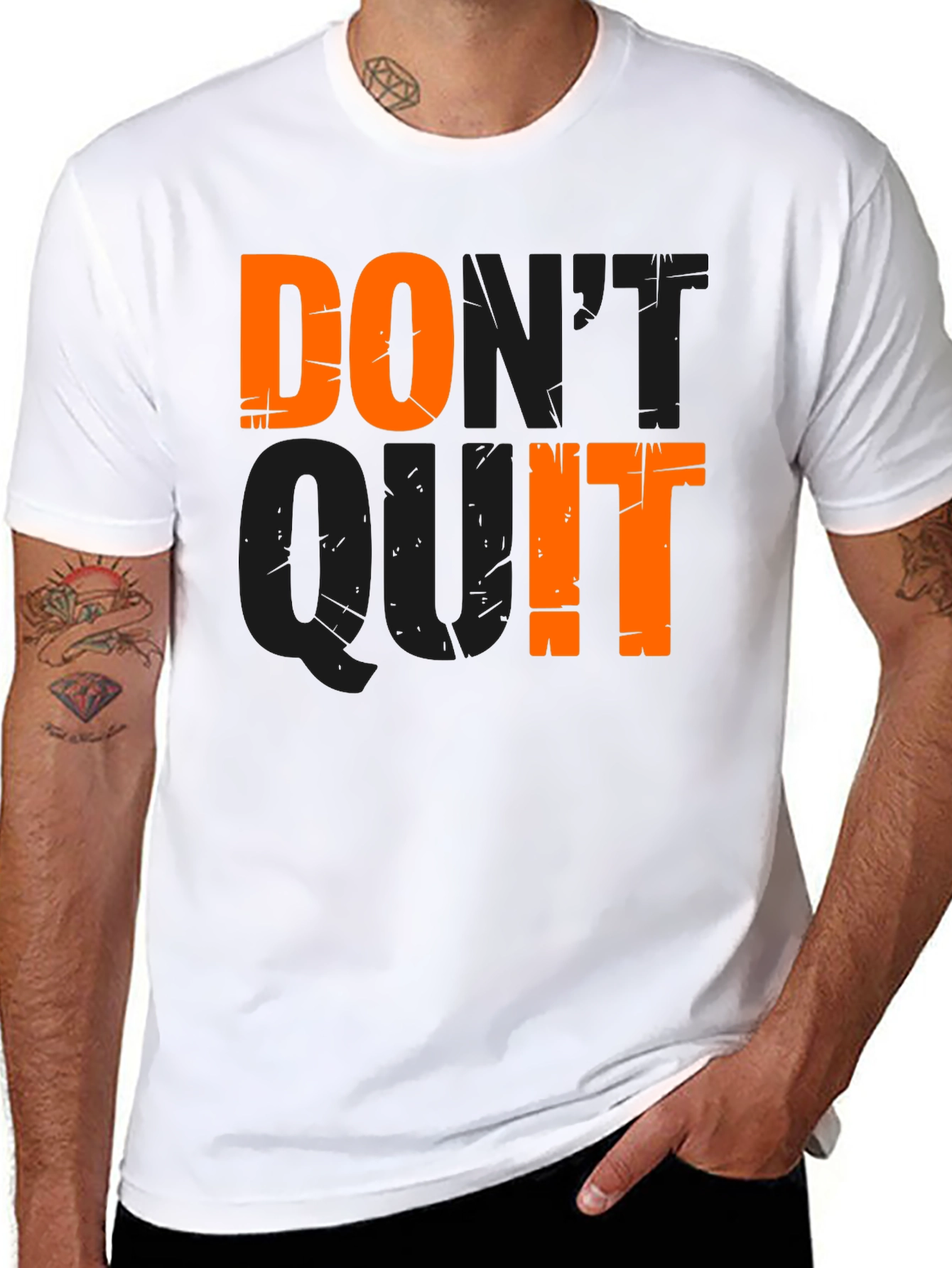 Dont Quit - Motivational Graphic T-Shirt