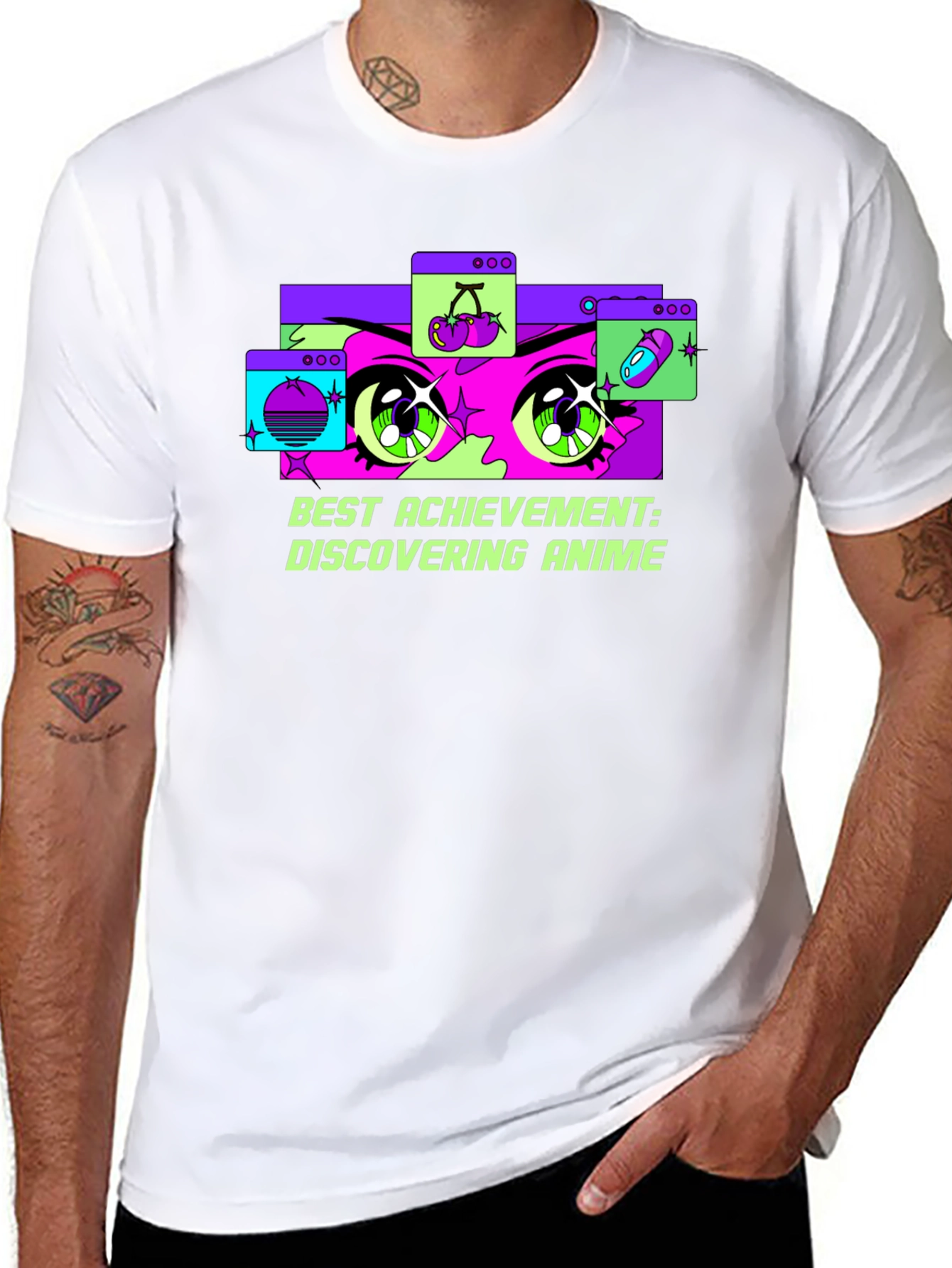 Anime Discovery Tee: Best Achievement Graphic T-Shirt