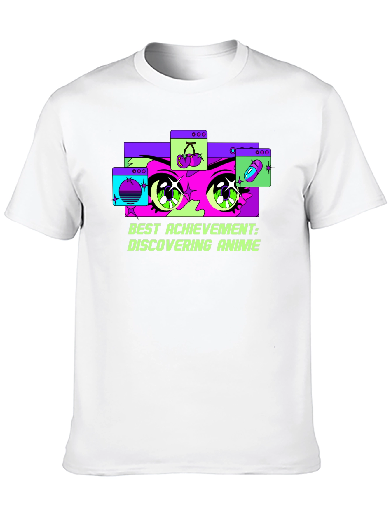 Anime Discovery Tee: Best Achievement Graphic T-Shirt