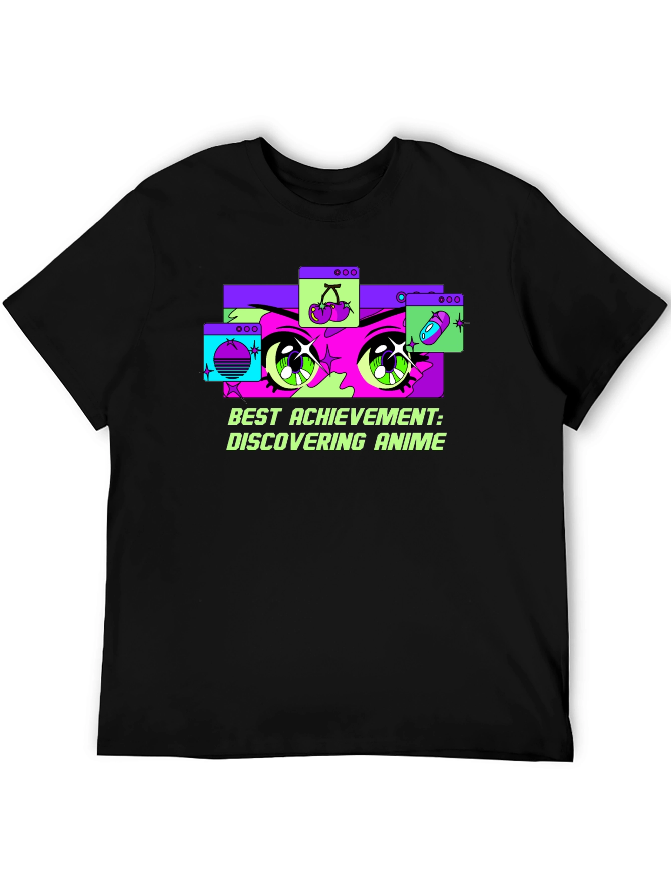 Anime Discovery Tee: Best Achievement Graphic T-Shirt