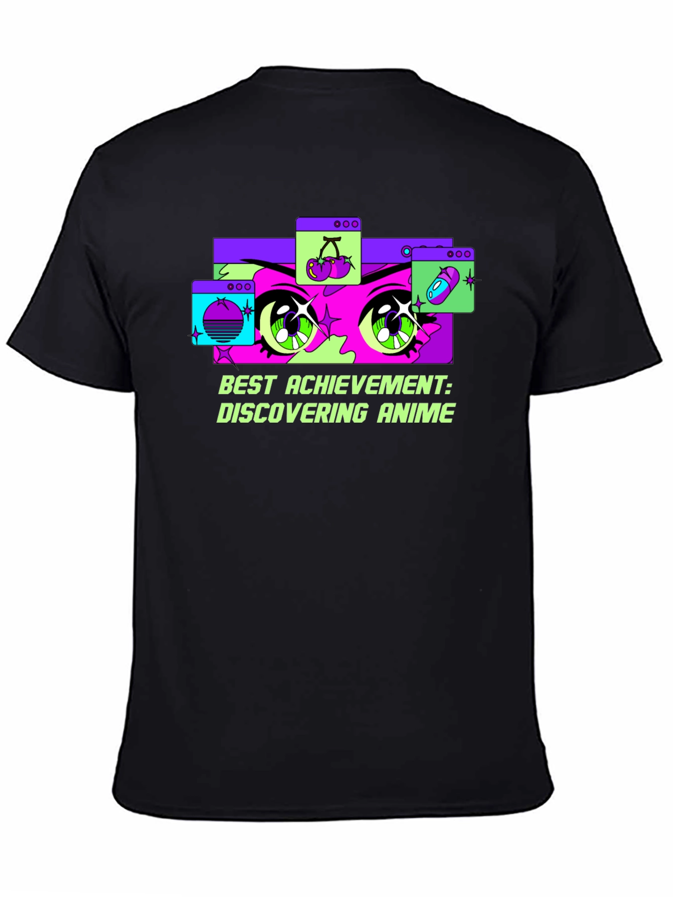 Anime Discovery Tee: Best Achievement Graphic T-Shirt