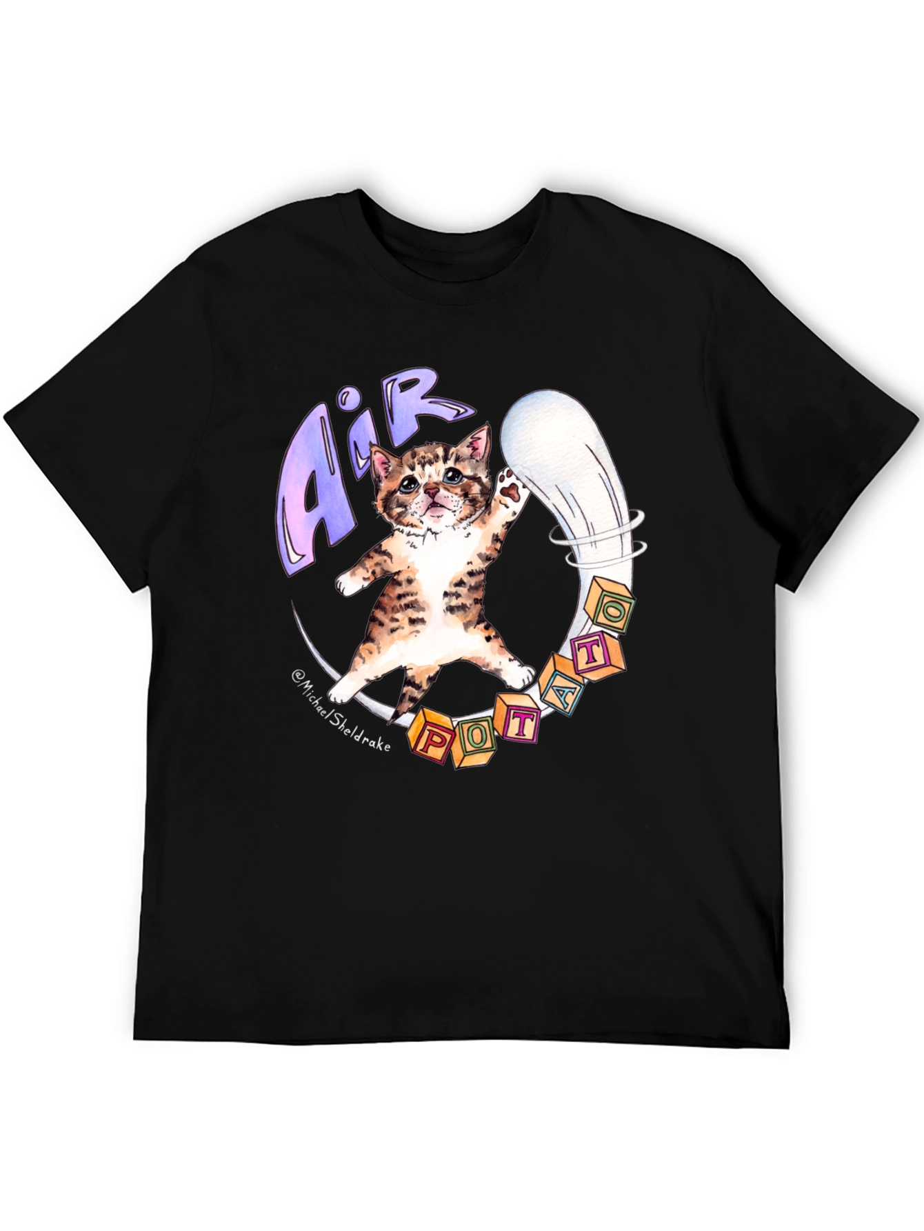 Air Potter Cat Graphic T-Shirt