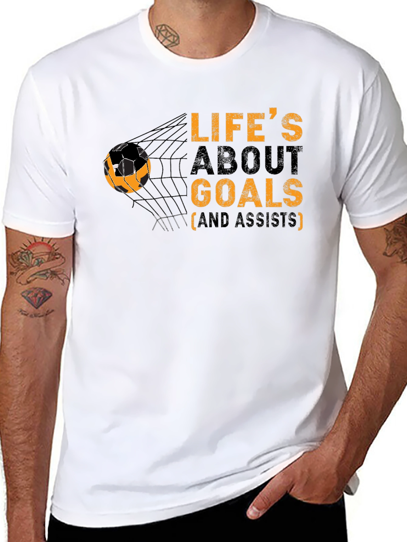 Lifes About Goals T-Shirt Soccer