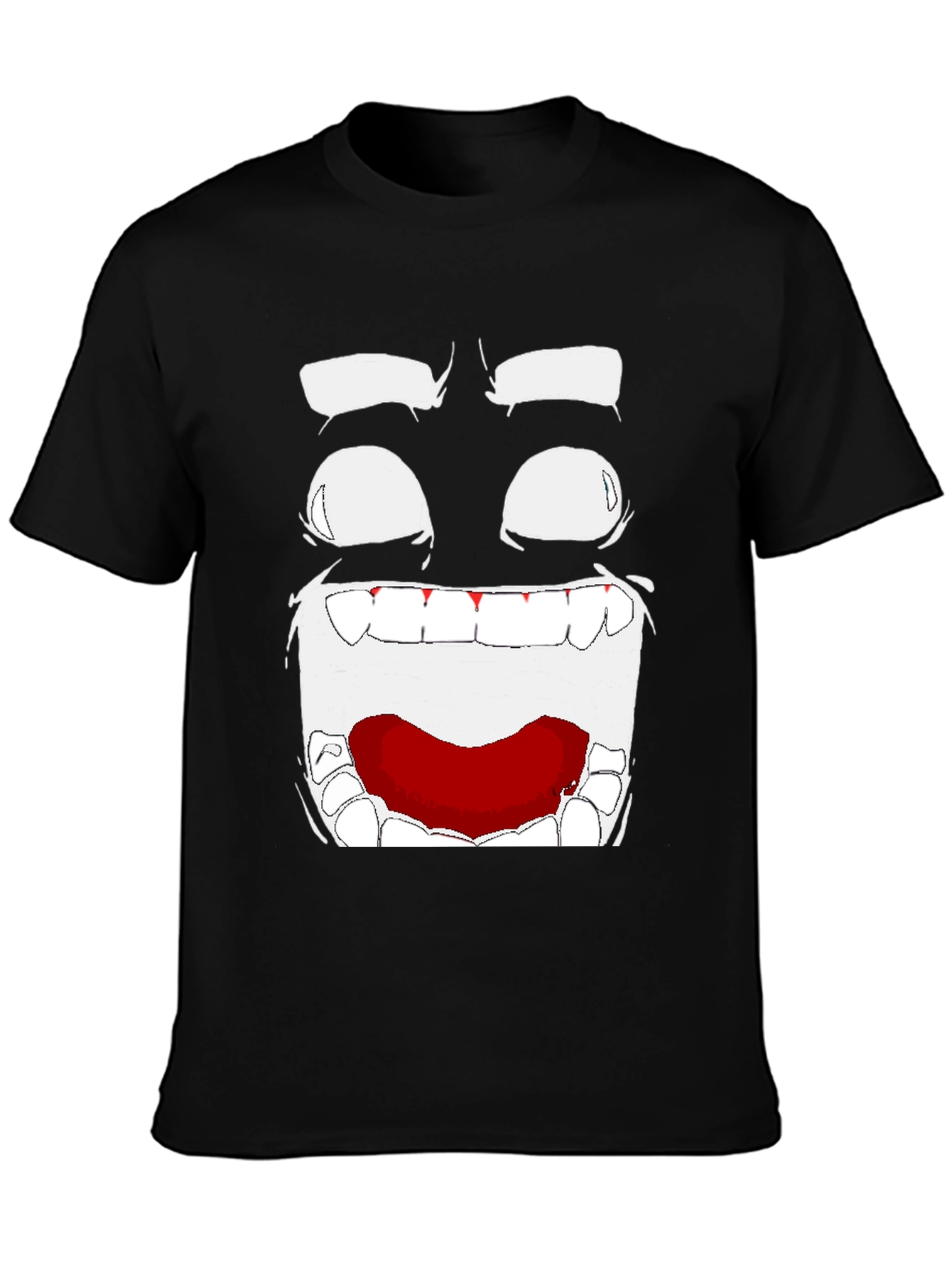 Abstract Face Graphic T-Shirt