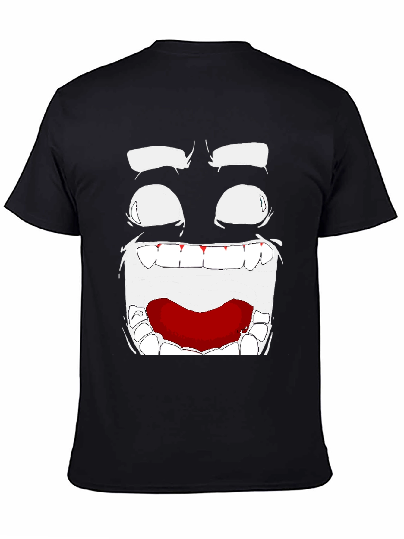 Abstract Face Graphic T-Shirt