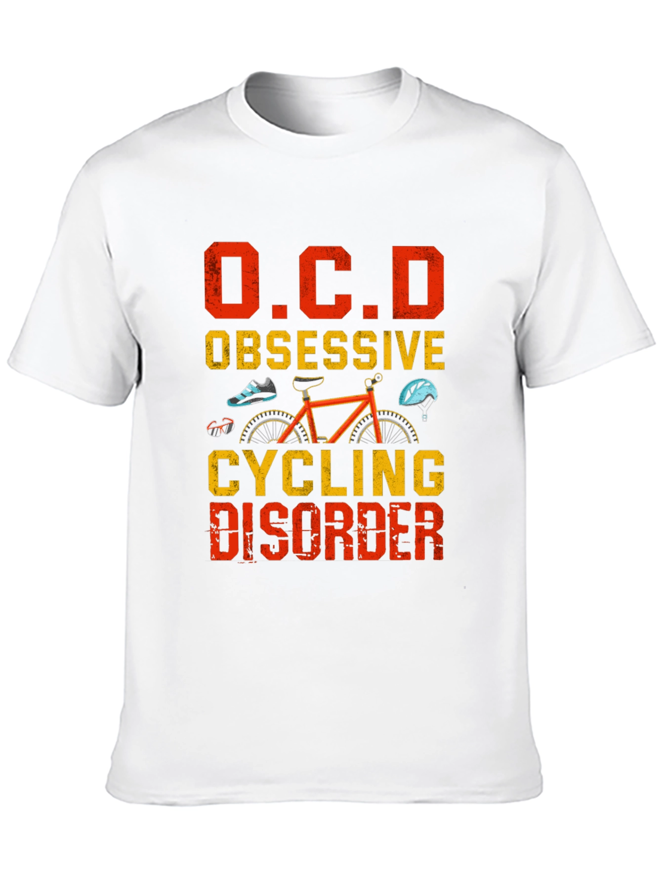 OCD Obsessive Cycling Disorder Graphic Tee