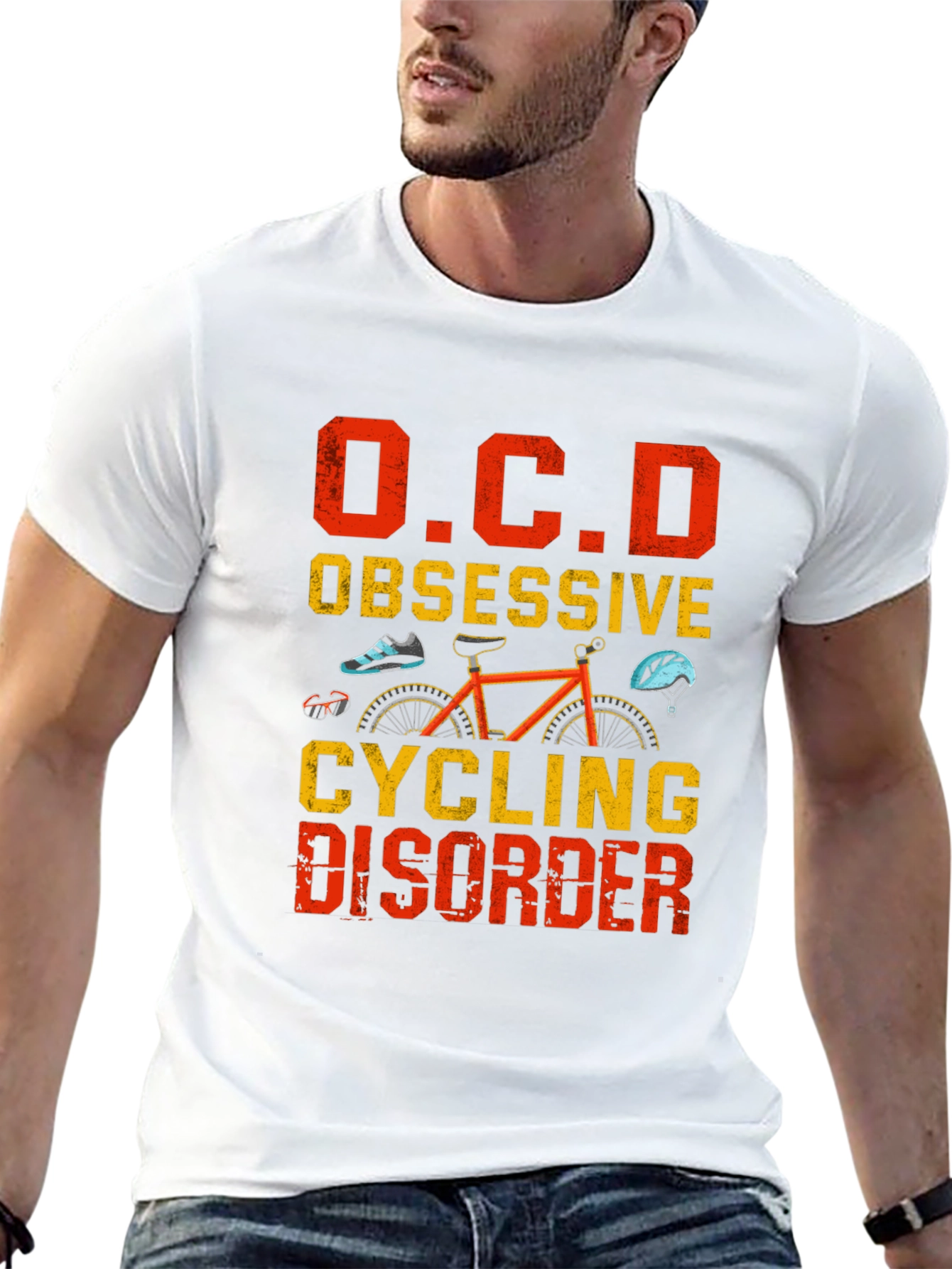 OCD Obsessive Cycling Disorder Graphic Tee