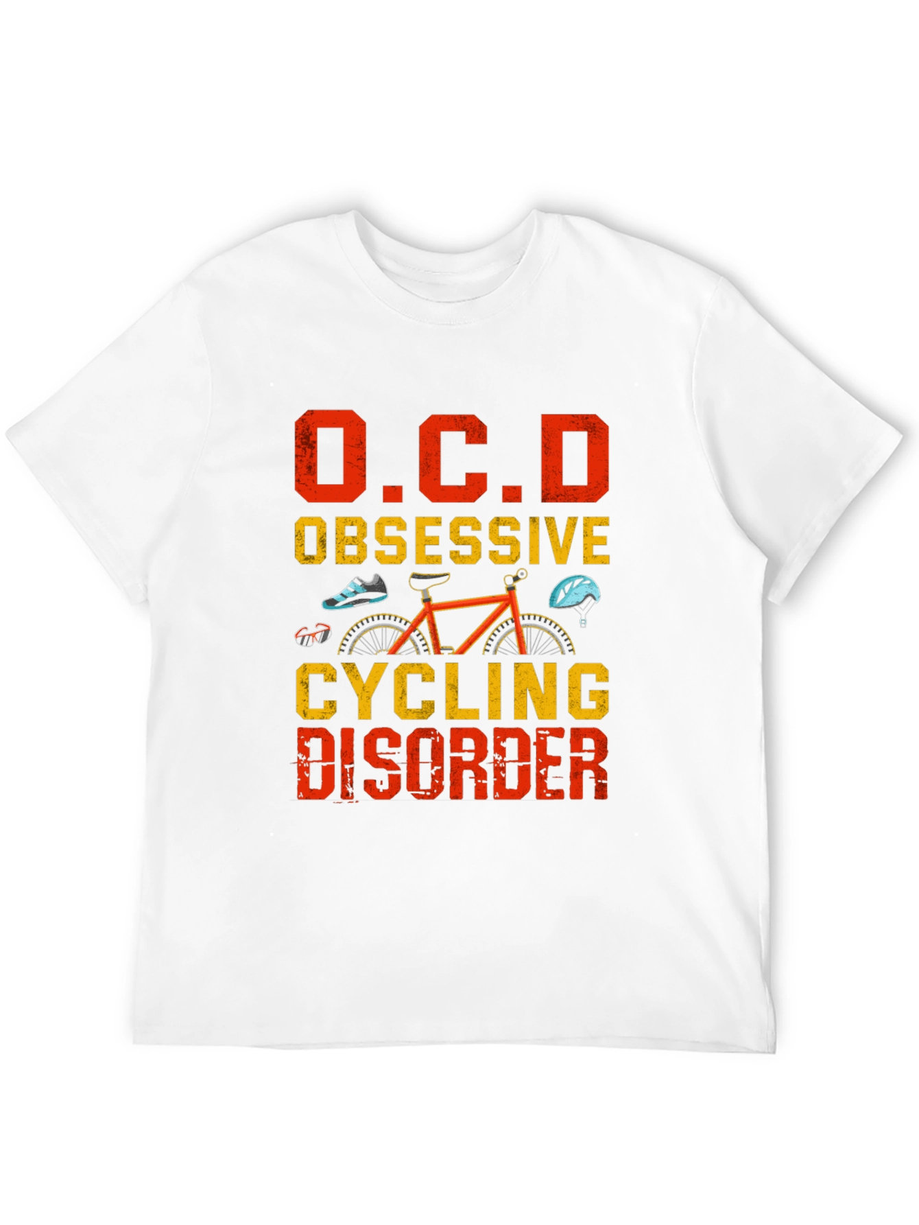 OCD Obsessive Cycling Disorder Graphic Tee
