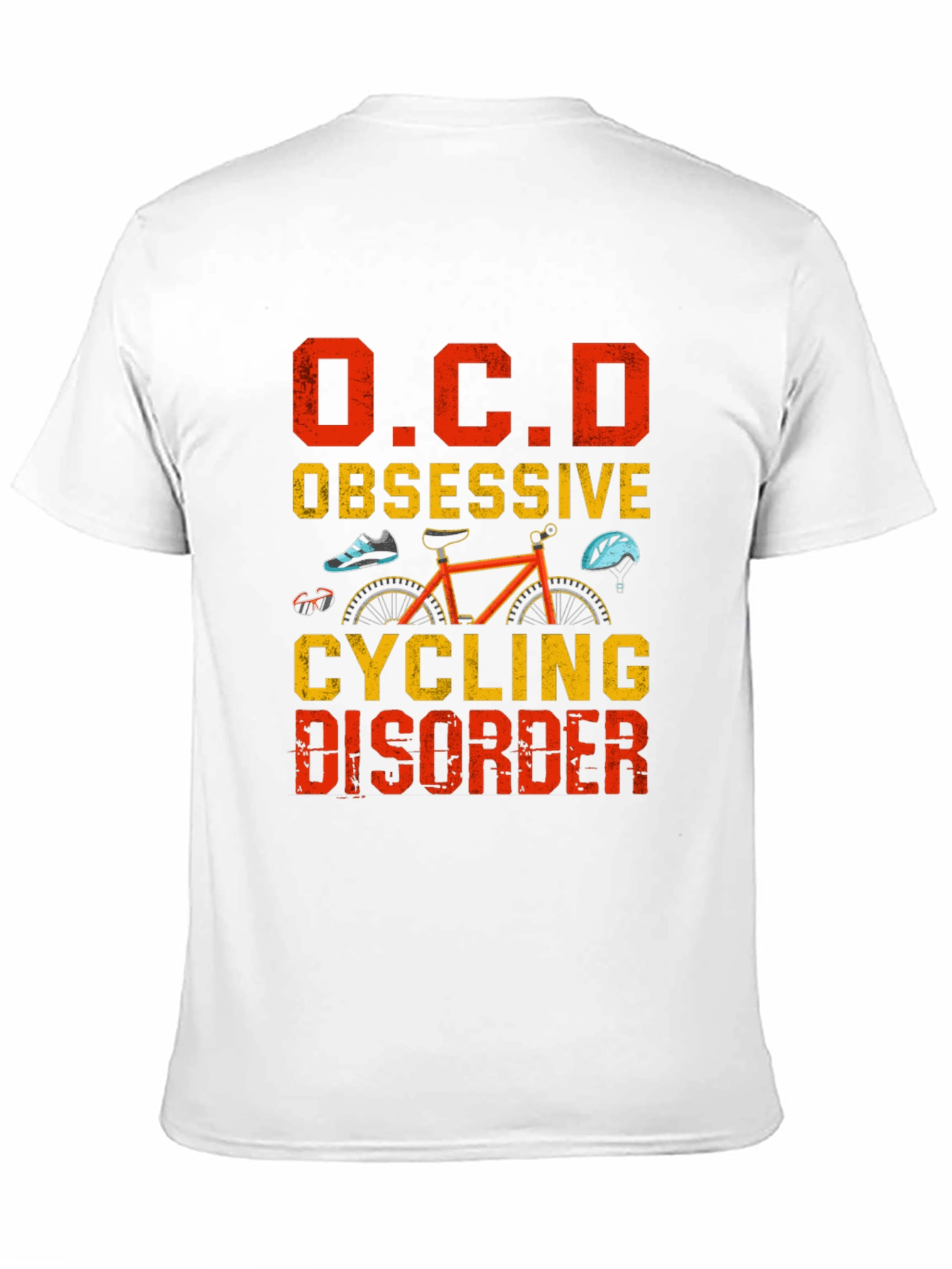 OCD Obsessive Cycling Disorder Graphic Tee