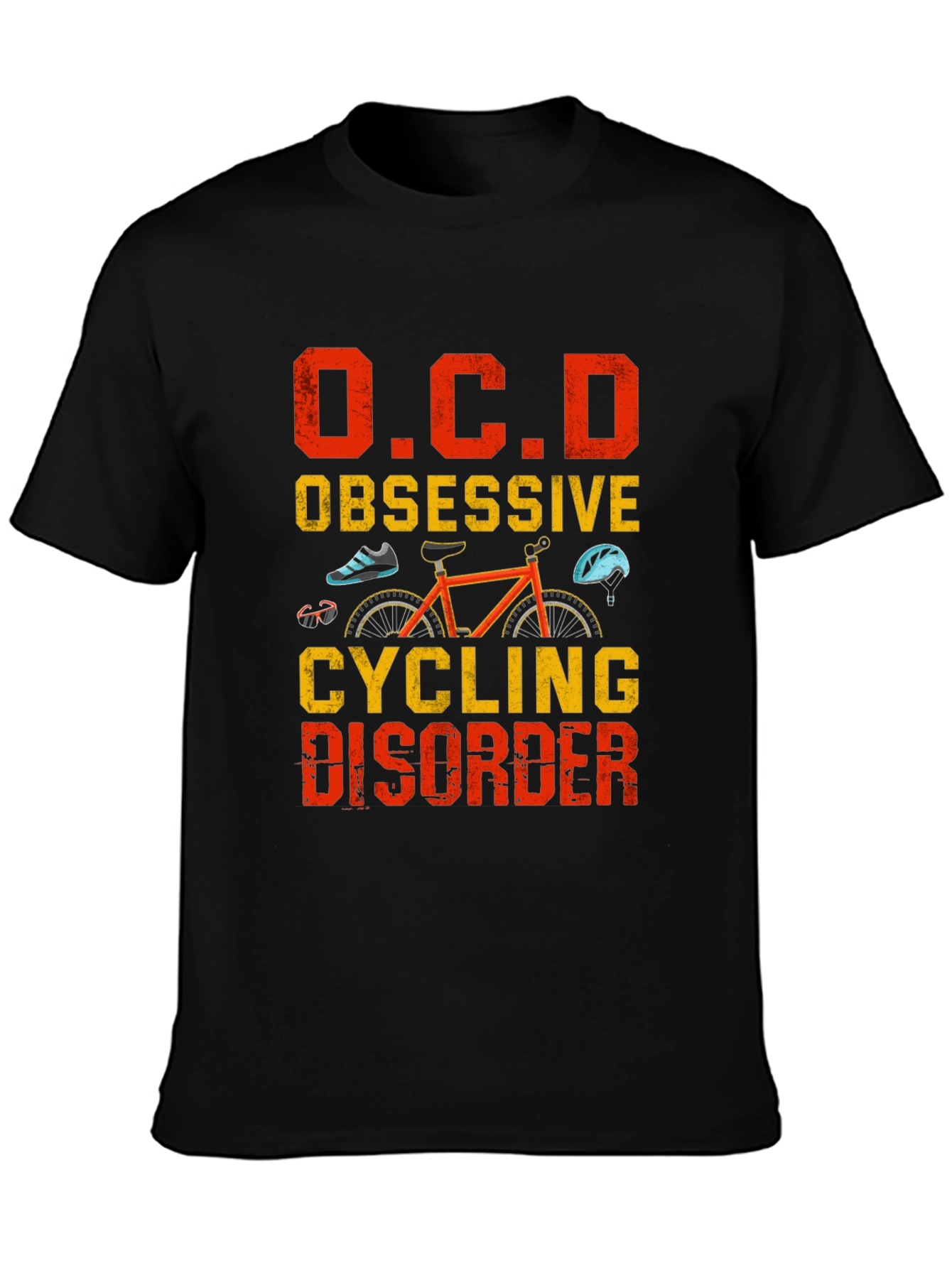 OCD Obsessive Cycling Disorder Graphic Tee