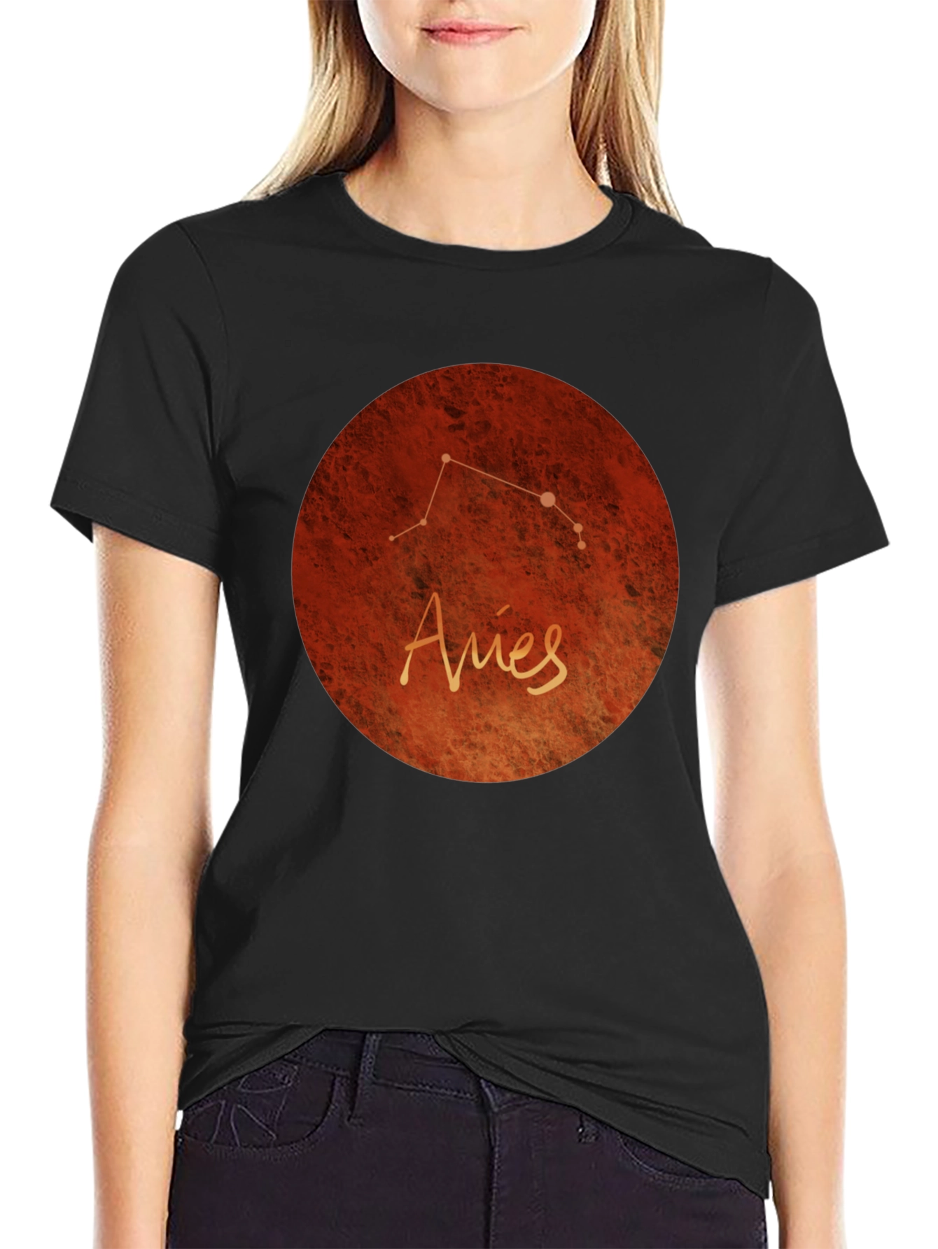 Aries Zodiac Sign Graphic T-Shirt