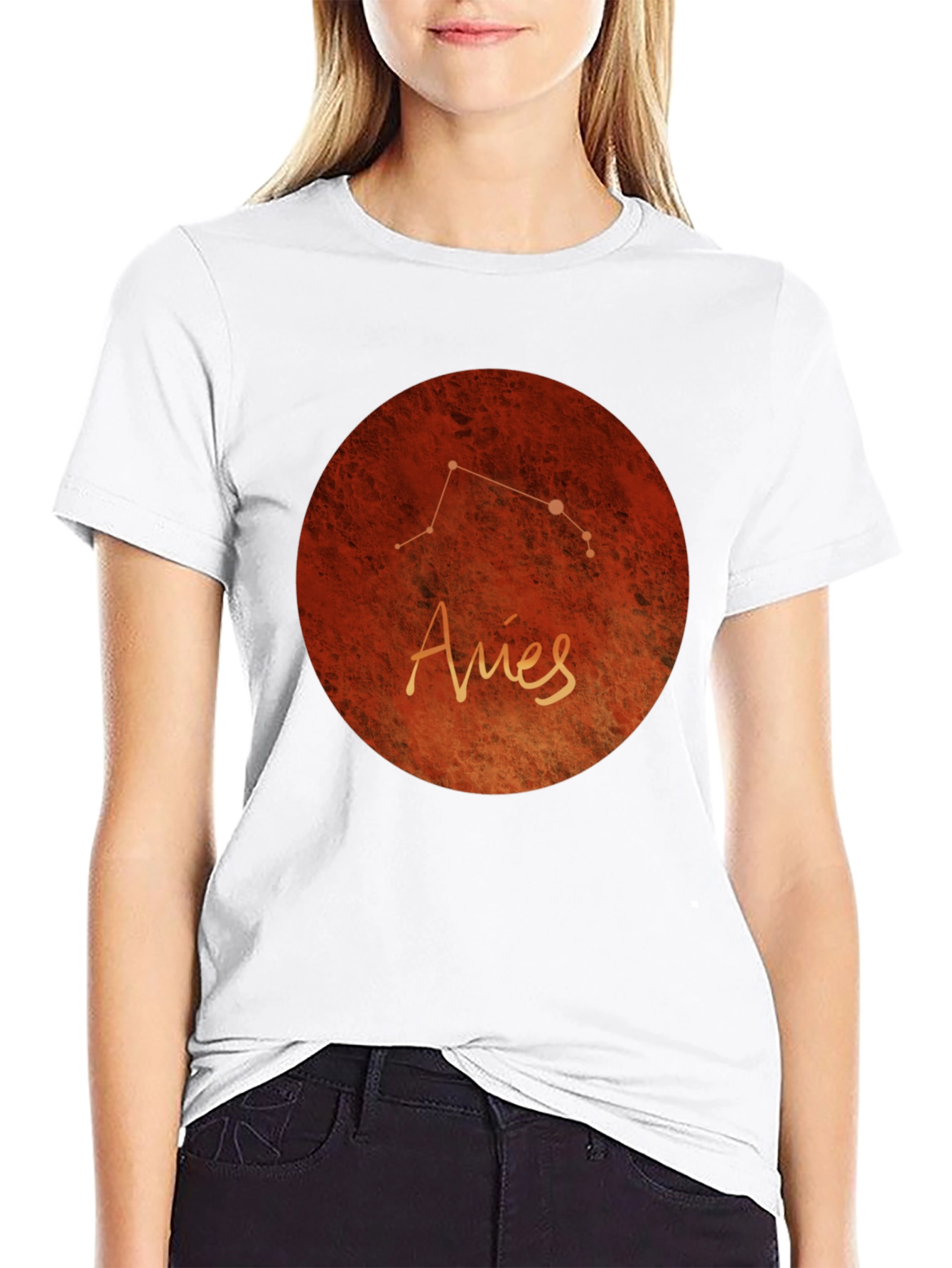 Aries Zodiac Sign Graphic T-Shirt