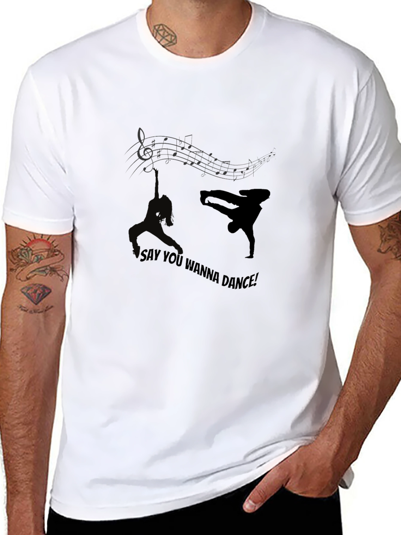Dance Graphic Tee - Black T-Shirt