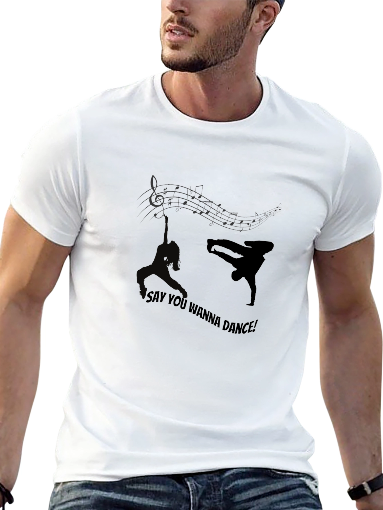 Dance Graphic Tee - Black T-Shirt