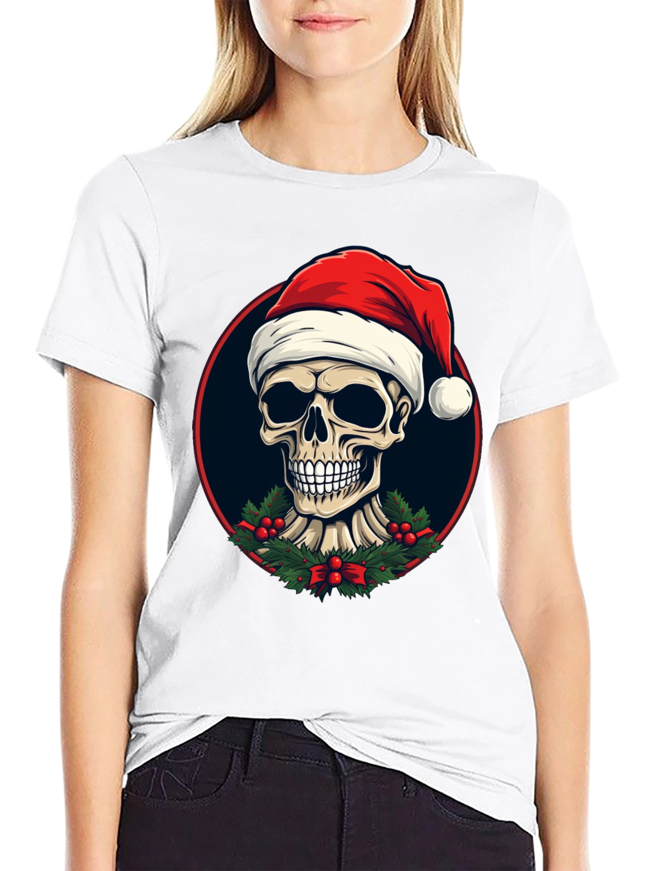 Festive Skull Graphic Tee