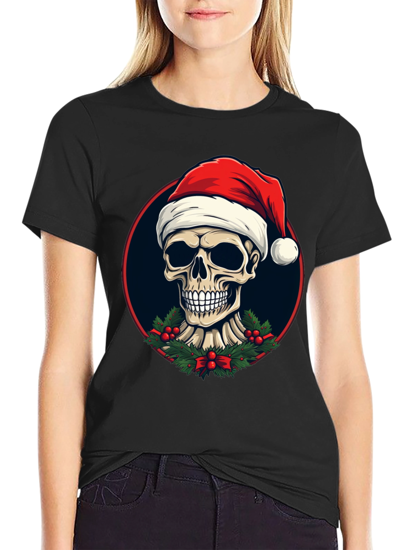 Festive Skull Graphic Tee