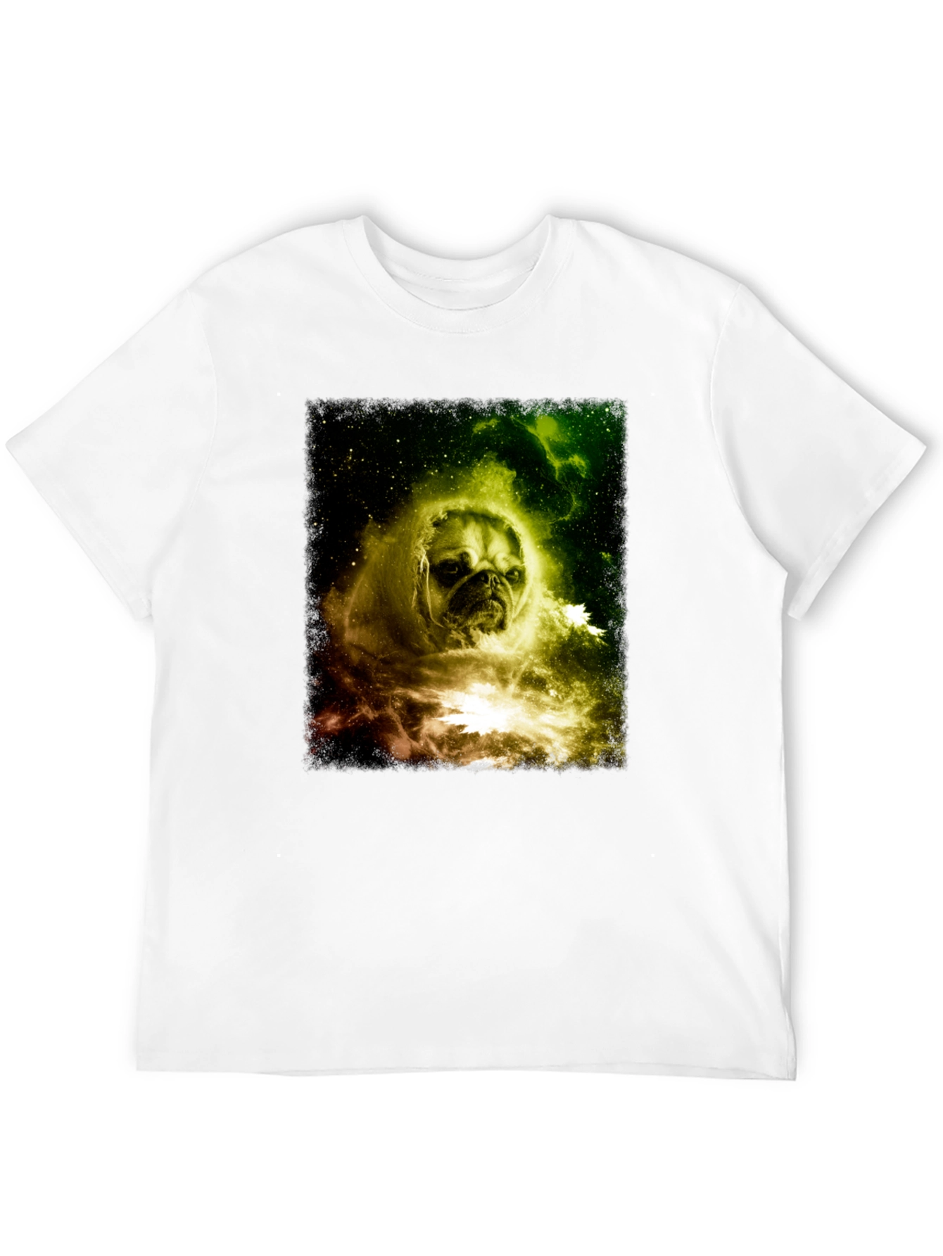 Pug in Space Graphic T-Shirt - Stylish & Unique
