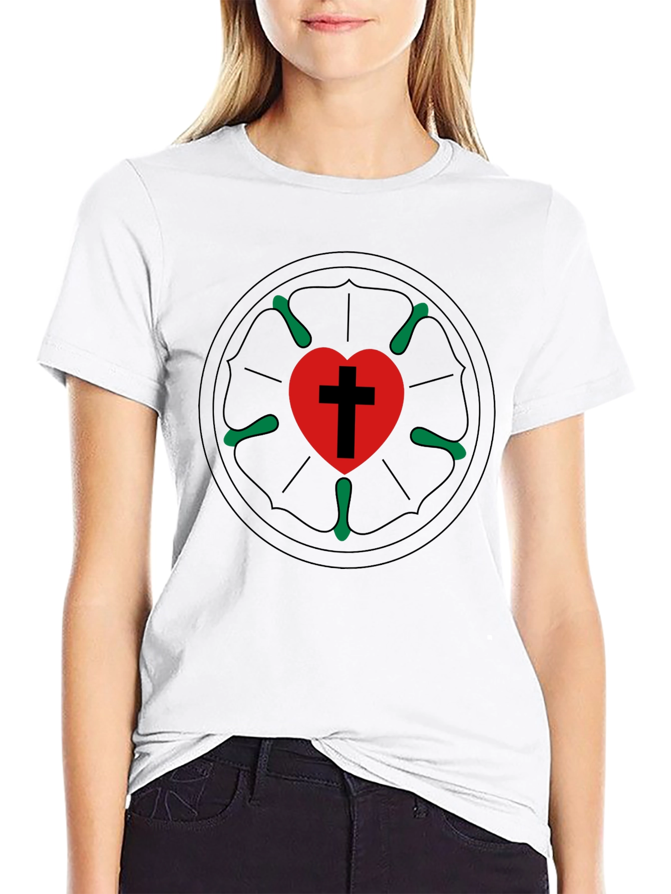 Luther Rose Black T-Shirt