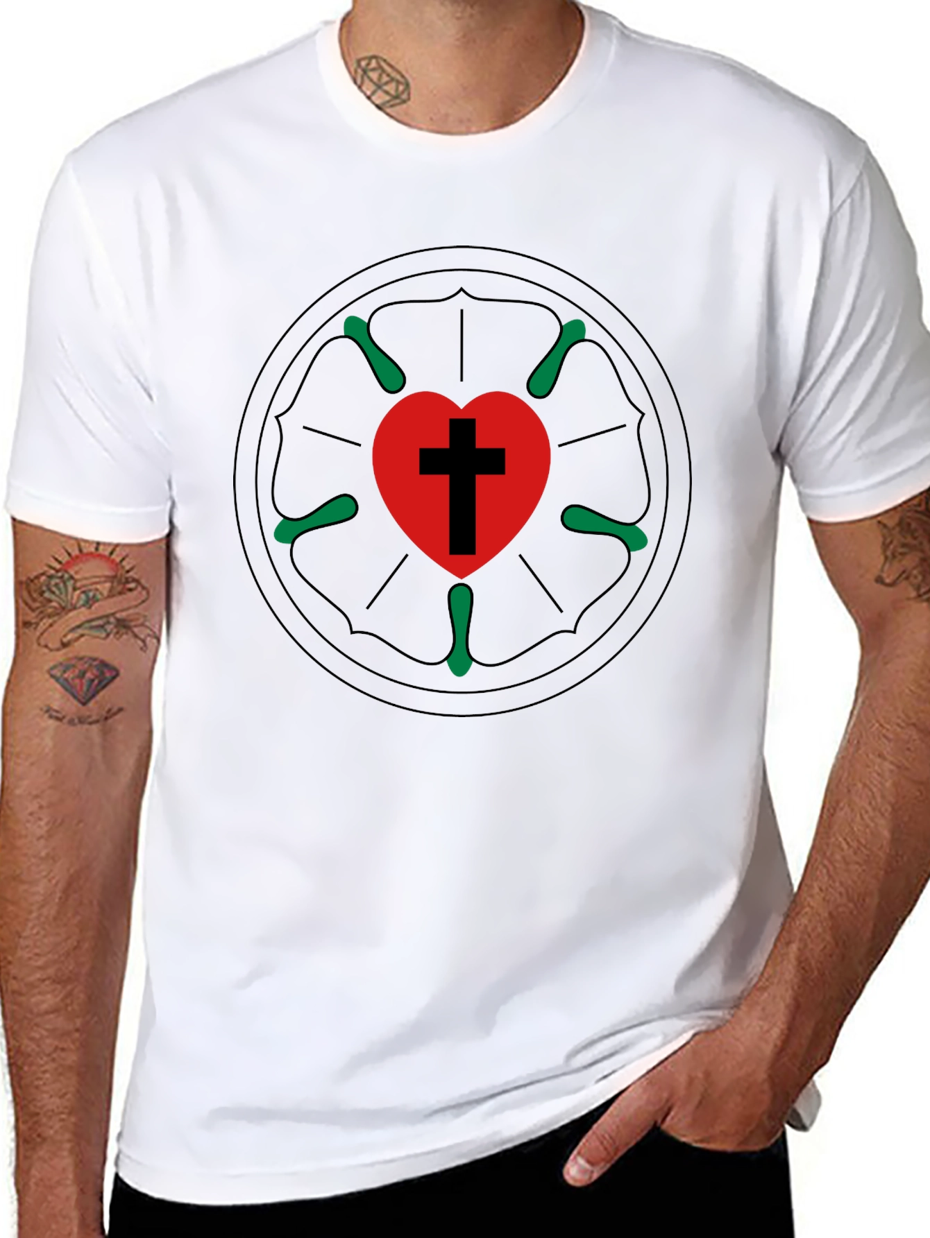 Luther Rose Black T-Shirt