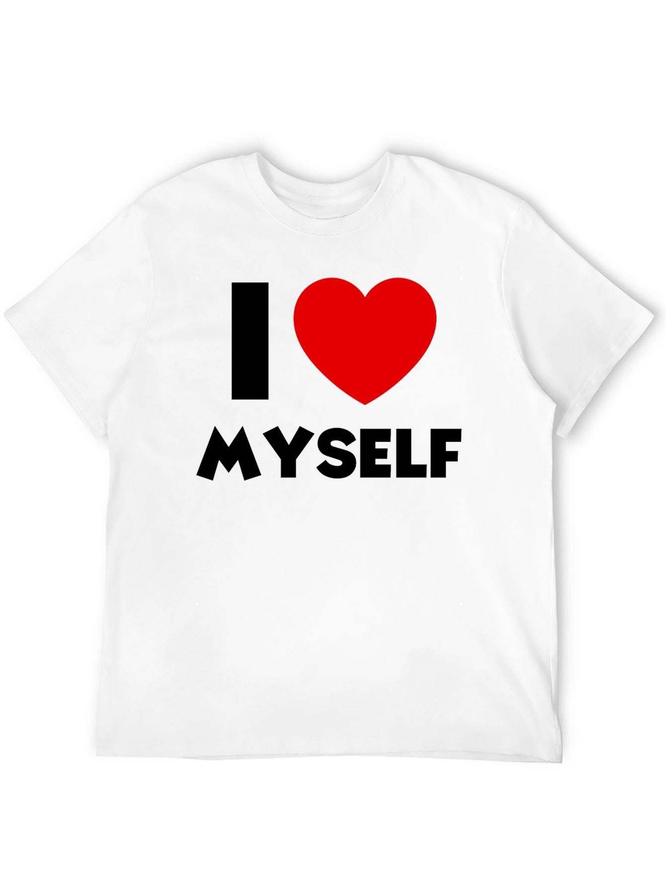 I Heart Myself Black T-Shirt