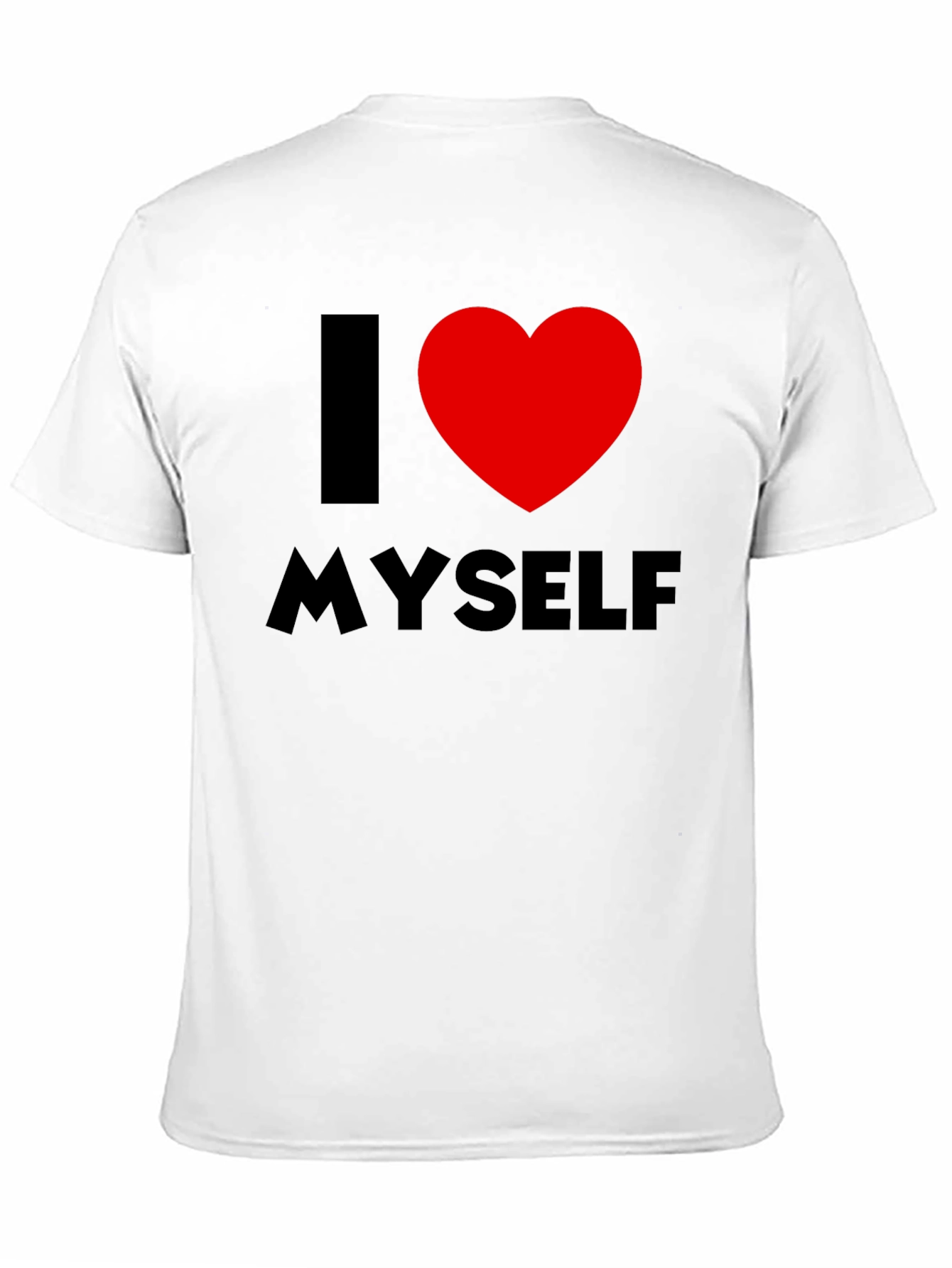 I Heart Myself Black T-Shirt