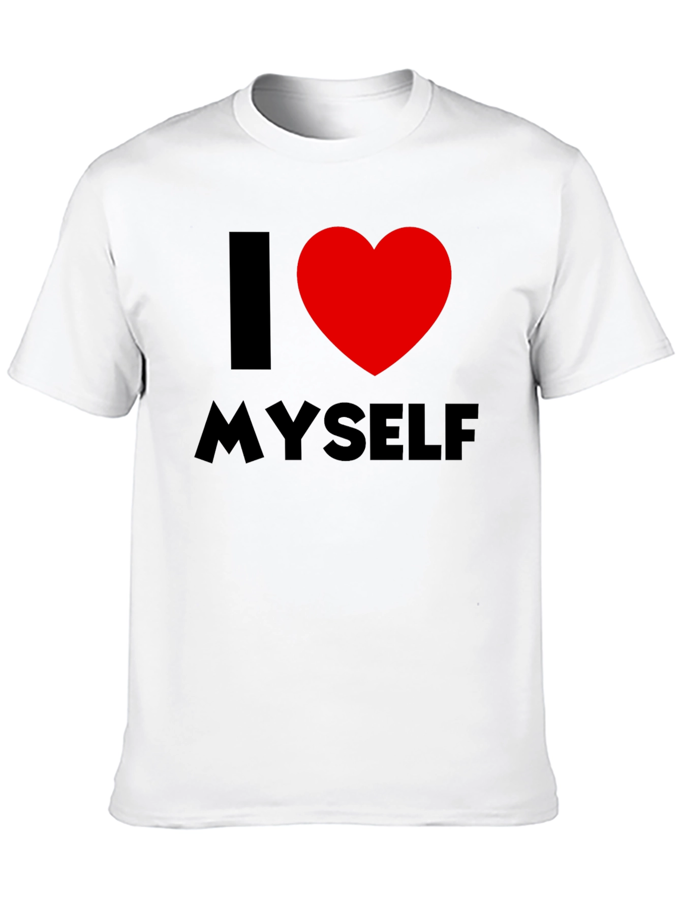 I Heart Myself Black T-Shirt