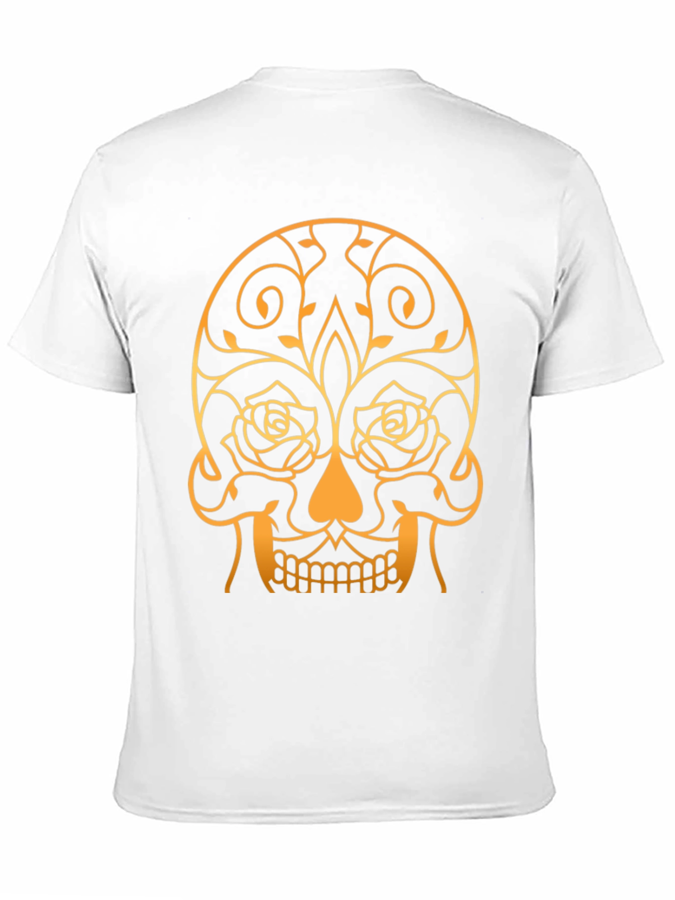 Skull & Roses Graphic Tee - Black T-Shirt