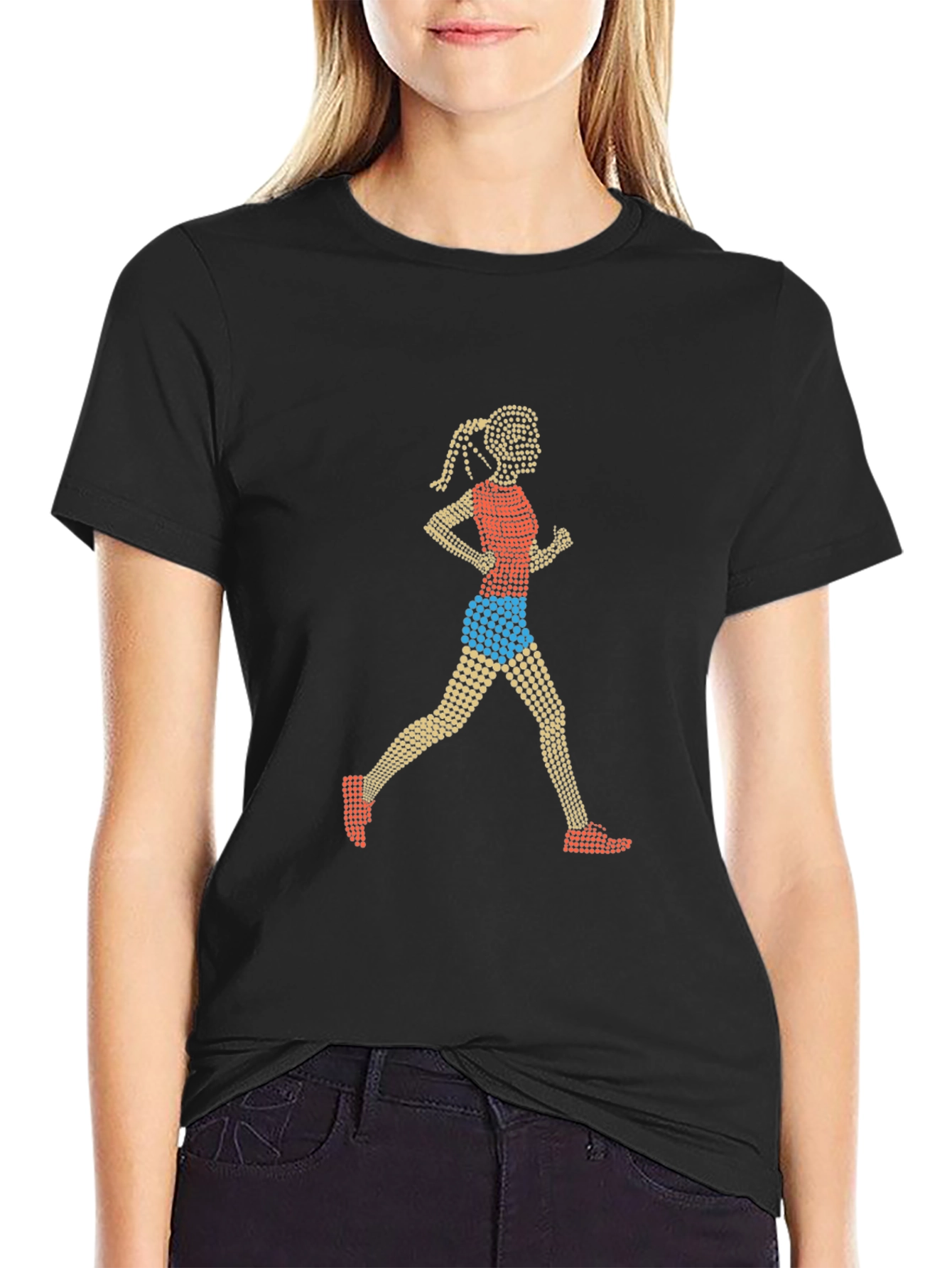 Runner Graphic Tee - Stylish & Sporty Design