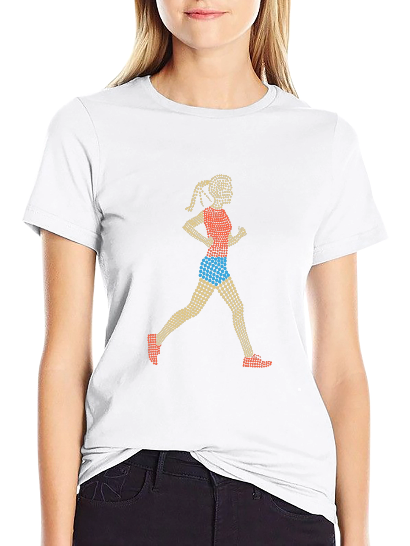 Runner Graphic Tee - Stylish & Sporty Design
