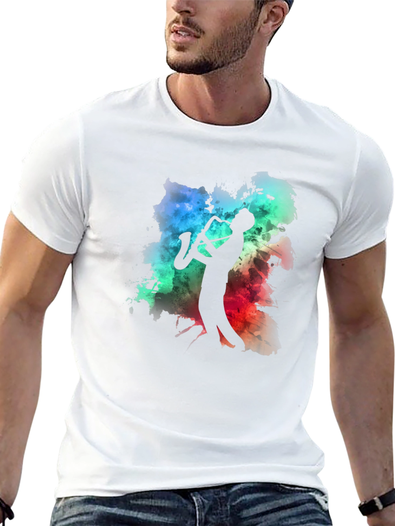 Cool Jazz Saxophone T-Shirt - Musician Gift Idea
