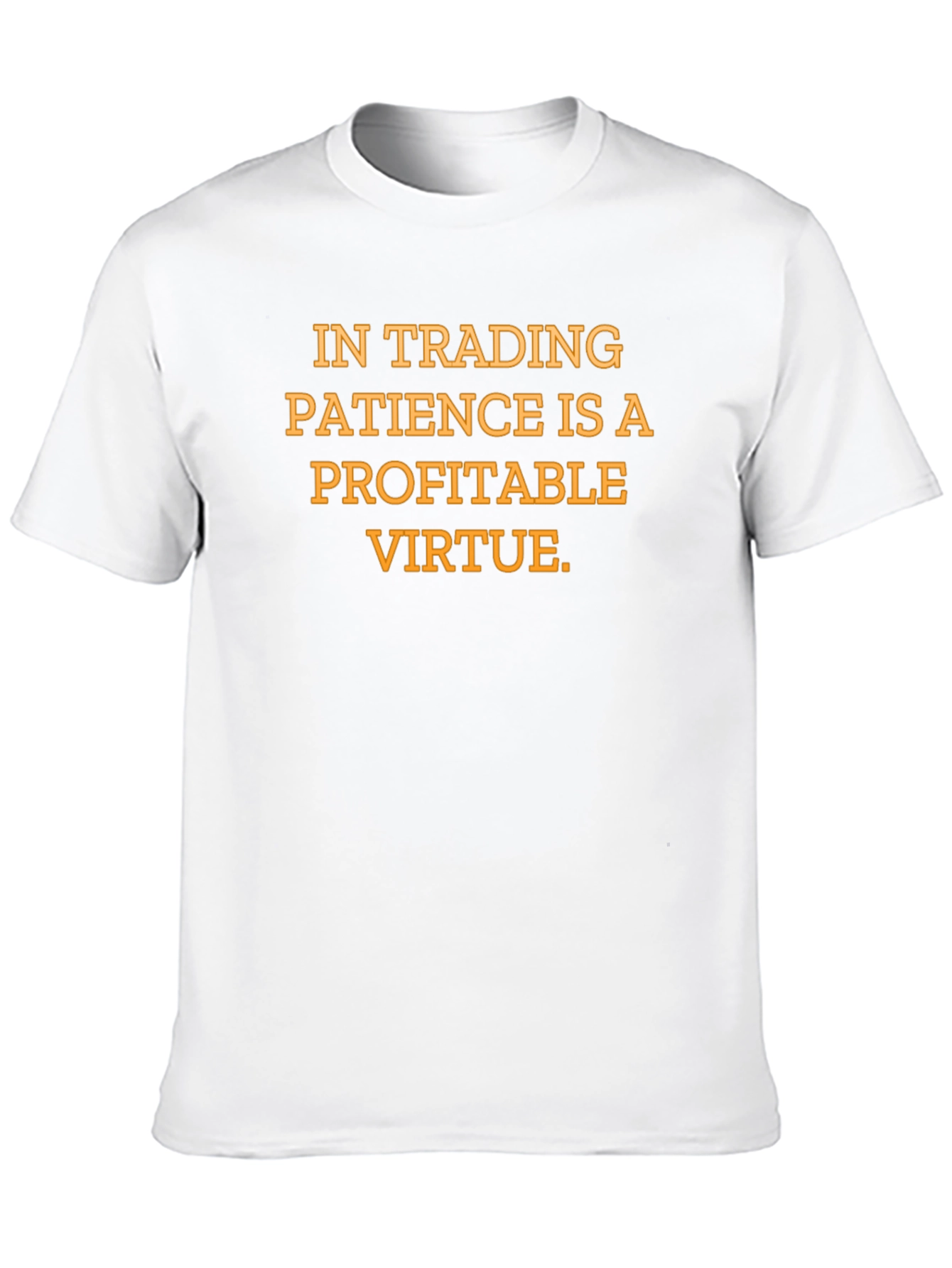 Trading Patience Graphic Tee - Black Cotton