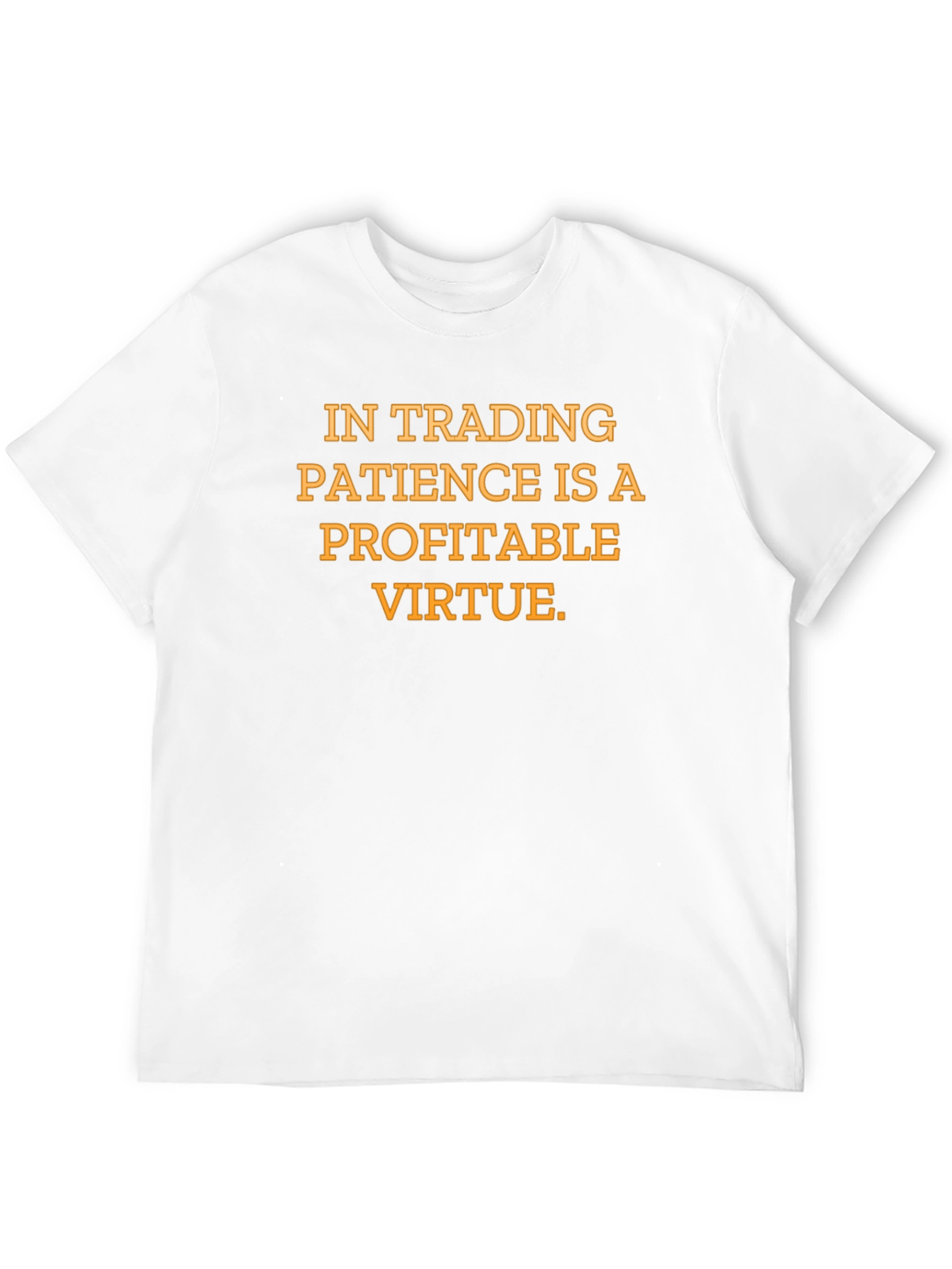 Trading Patience Graphic Tee - Black Cotton