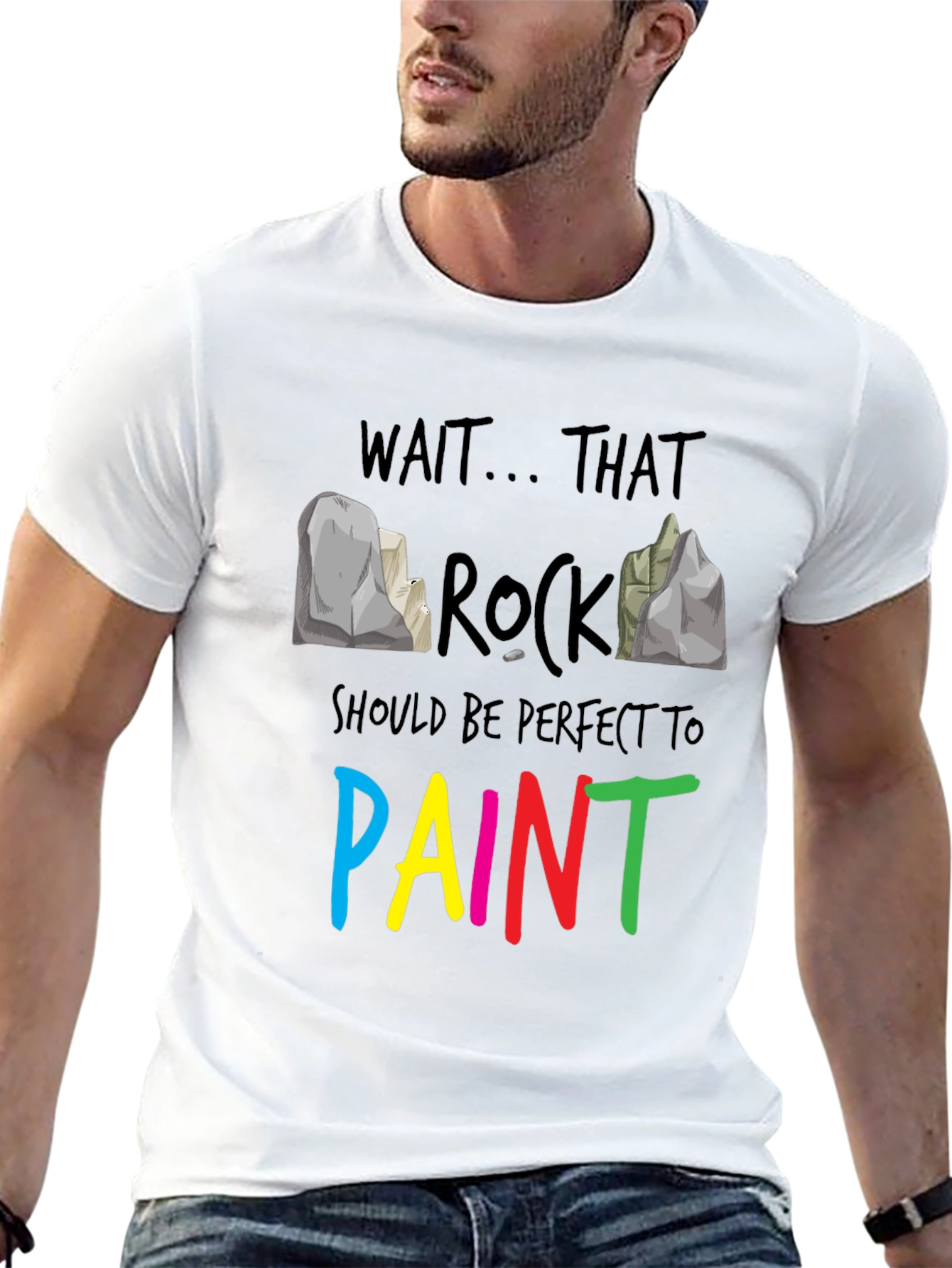 Rock Painting T-Shirt - Perfect Gift for Artists