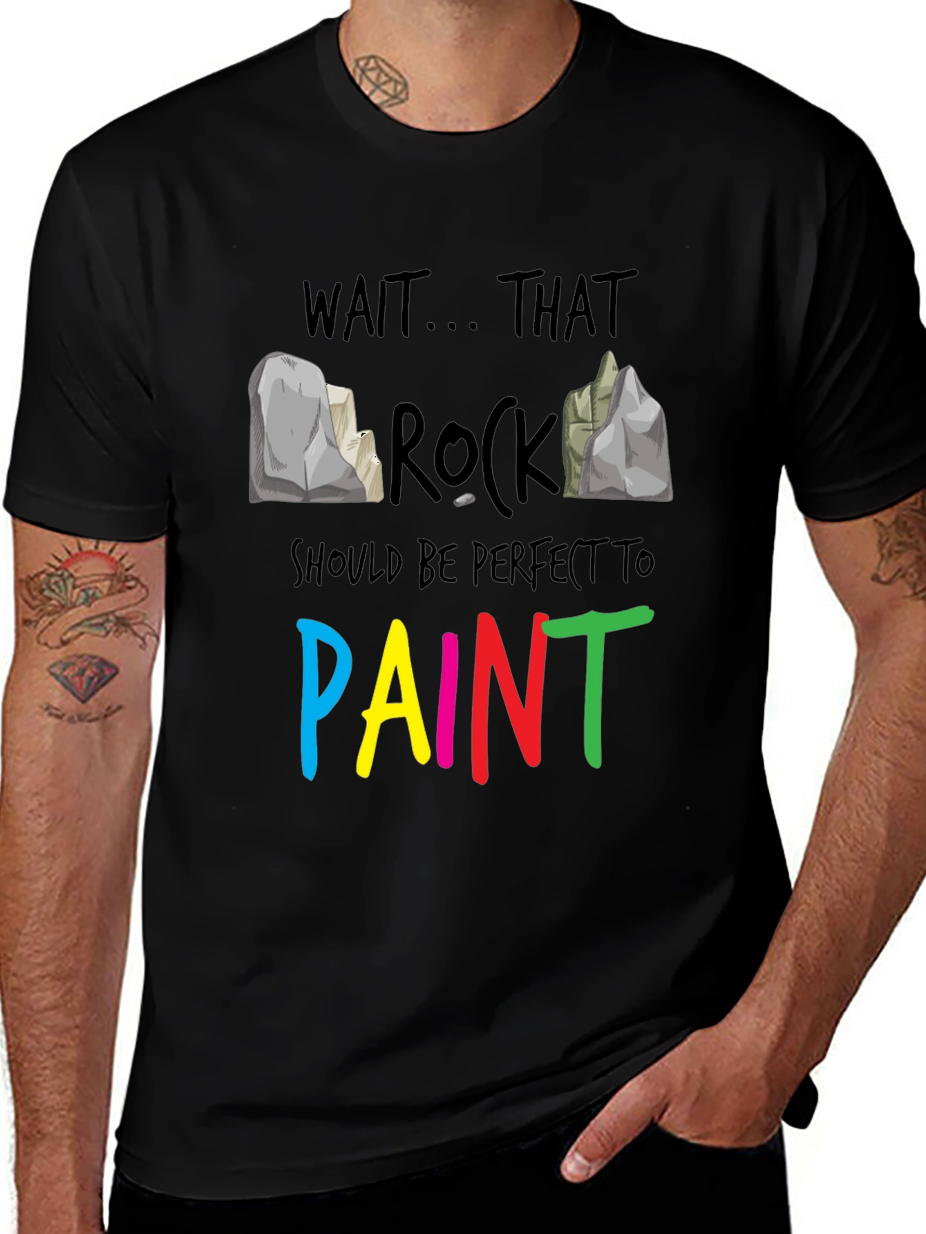 Rock Painting T-Shirt - Perfect Gift for Artists