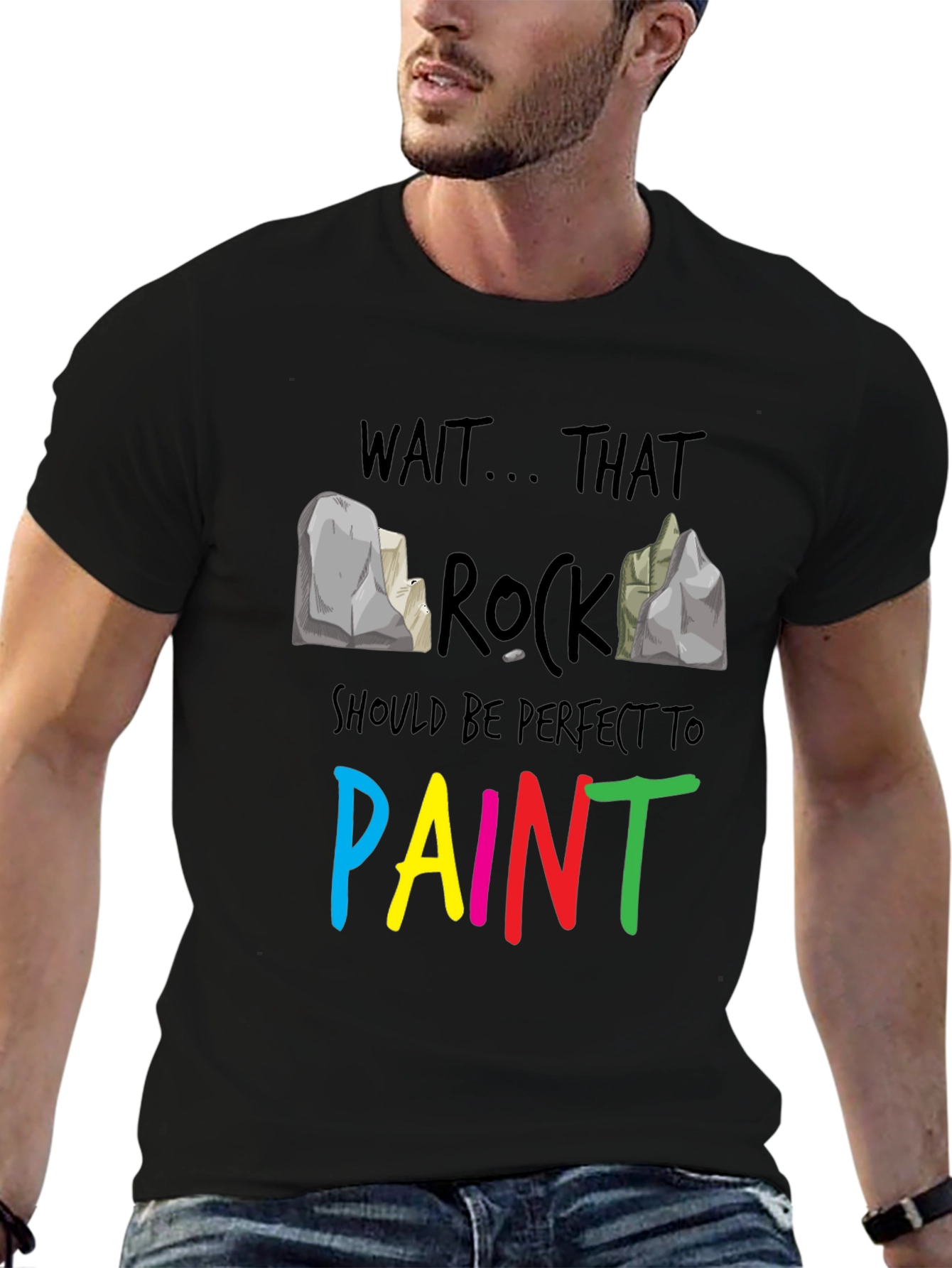 Rock Painting T-Shirt - Perfect Gift for Artists