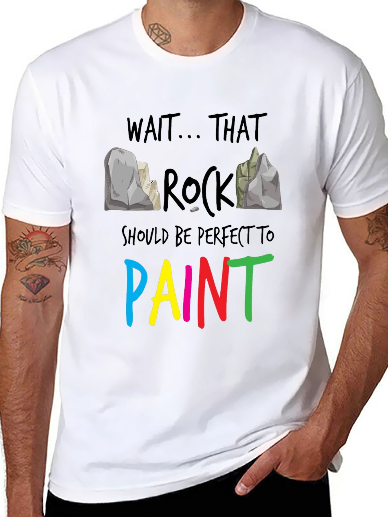 Rock Painting T-Shirt - Perfect Gift for Artists