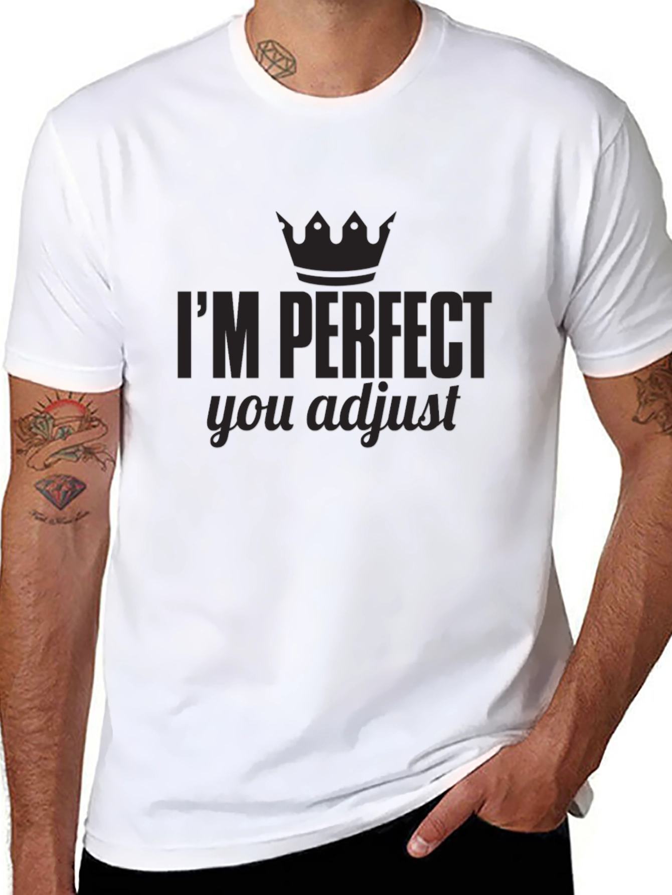 Im Perfect You Adjust Graphic Tee