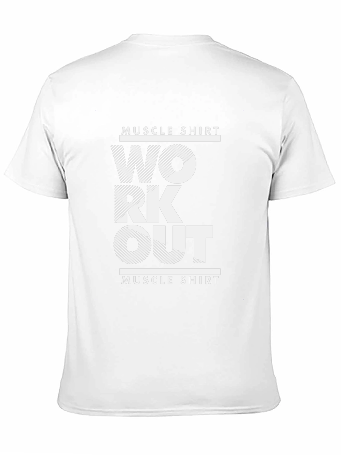 Workout Muscle Shirt - Black Gym Tee
