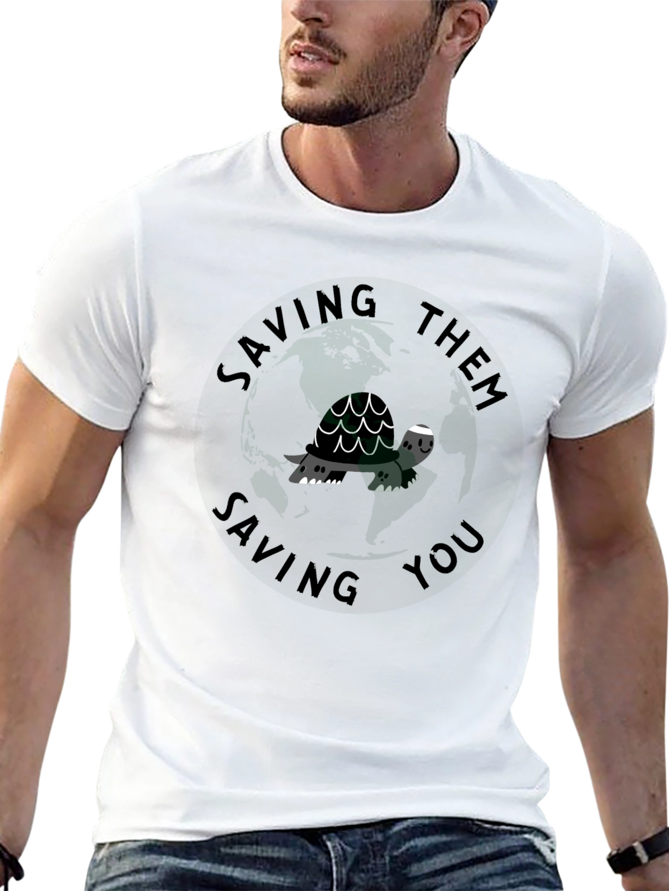Saving Them Saving You Turtle T-Shirt