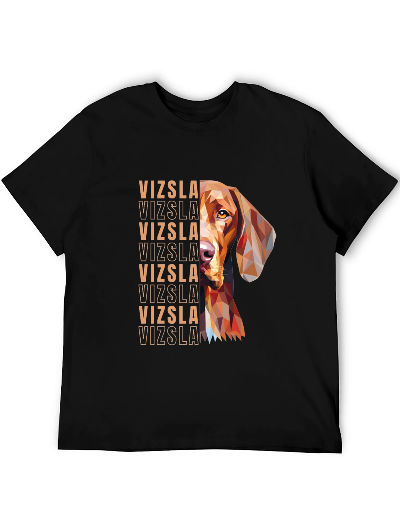 Vizsla Dog Geometric T-Shirt - Unique Graphic Tee