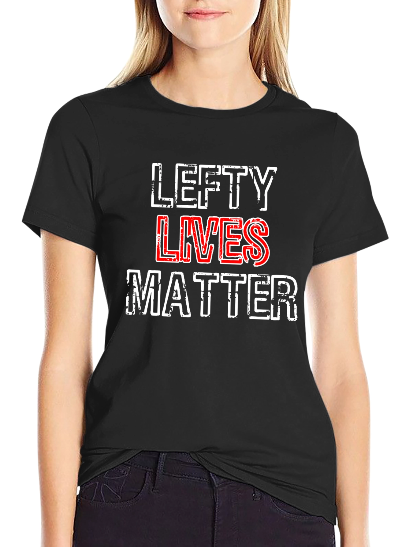Lefty Lives Matter T-Shirt - Black Graphic Tee