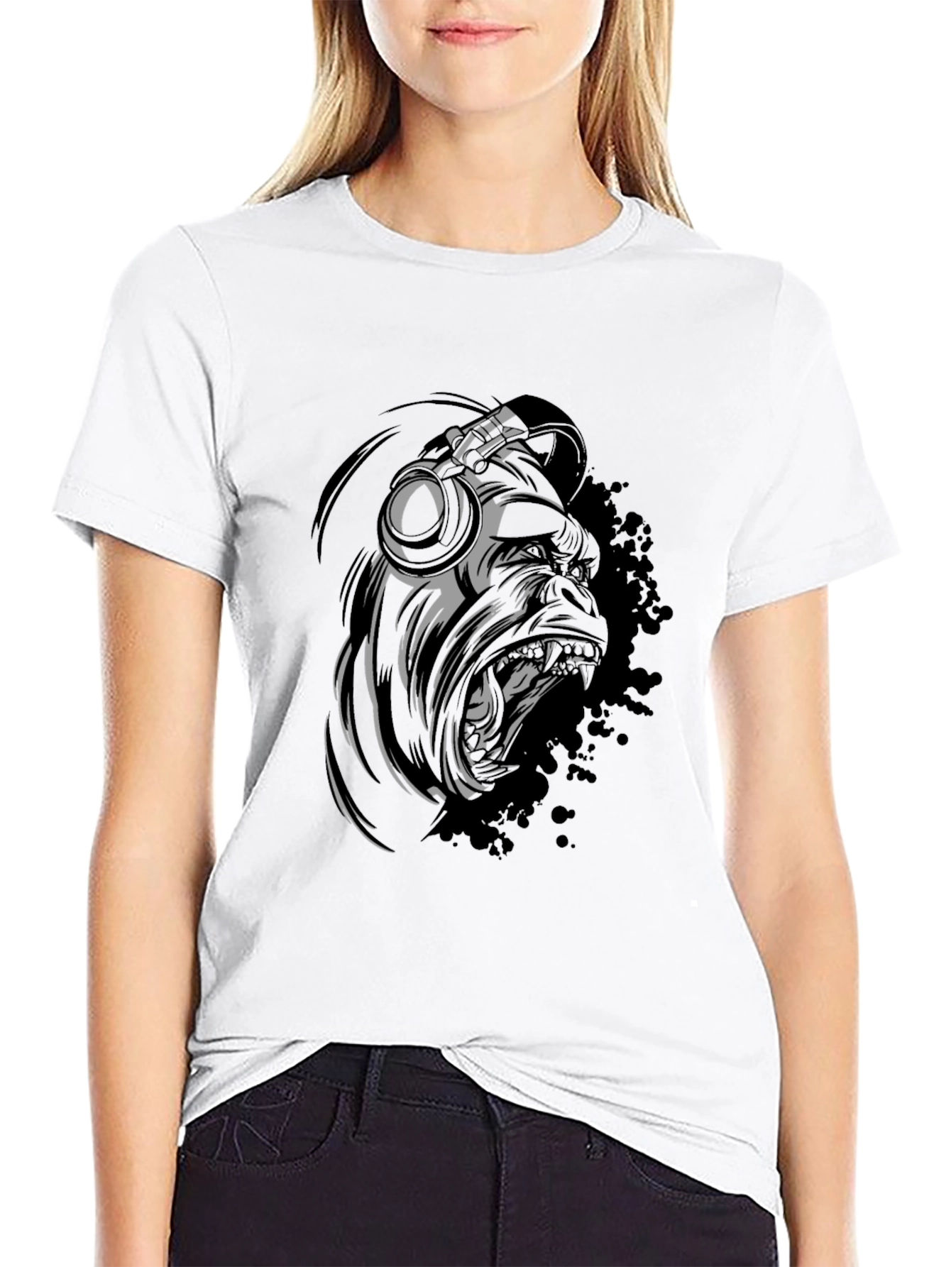 Urban Ape Graphic Tee - Black