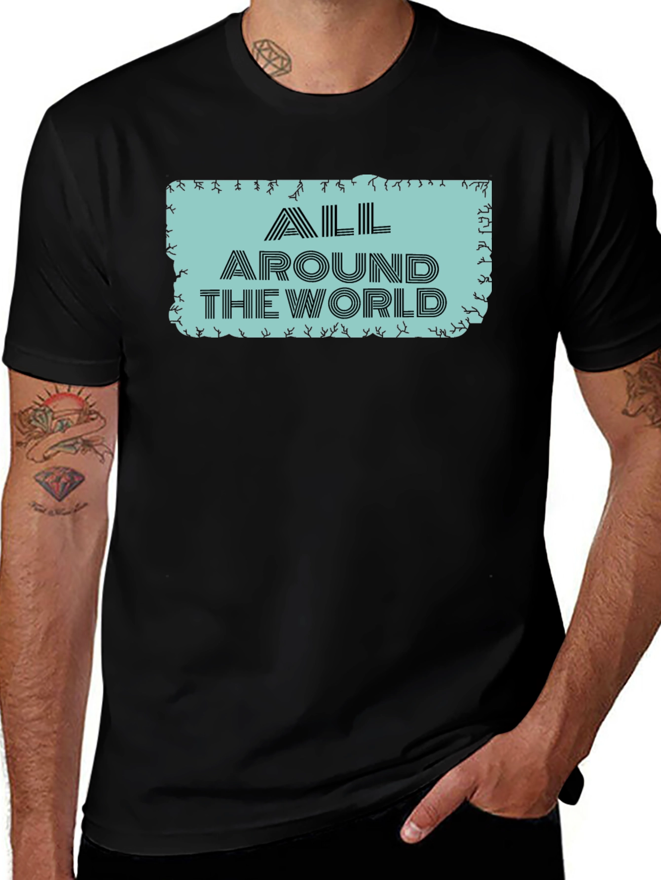 All Around The World Graphic Tee