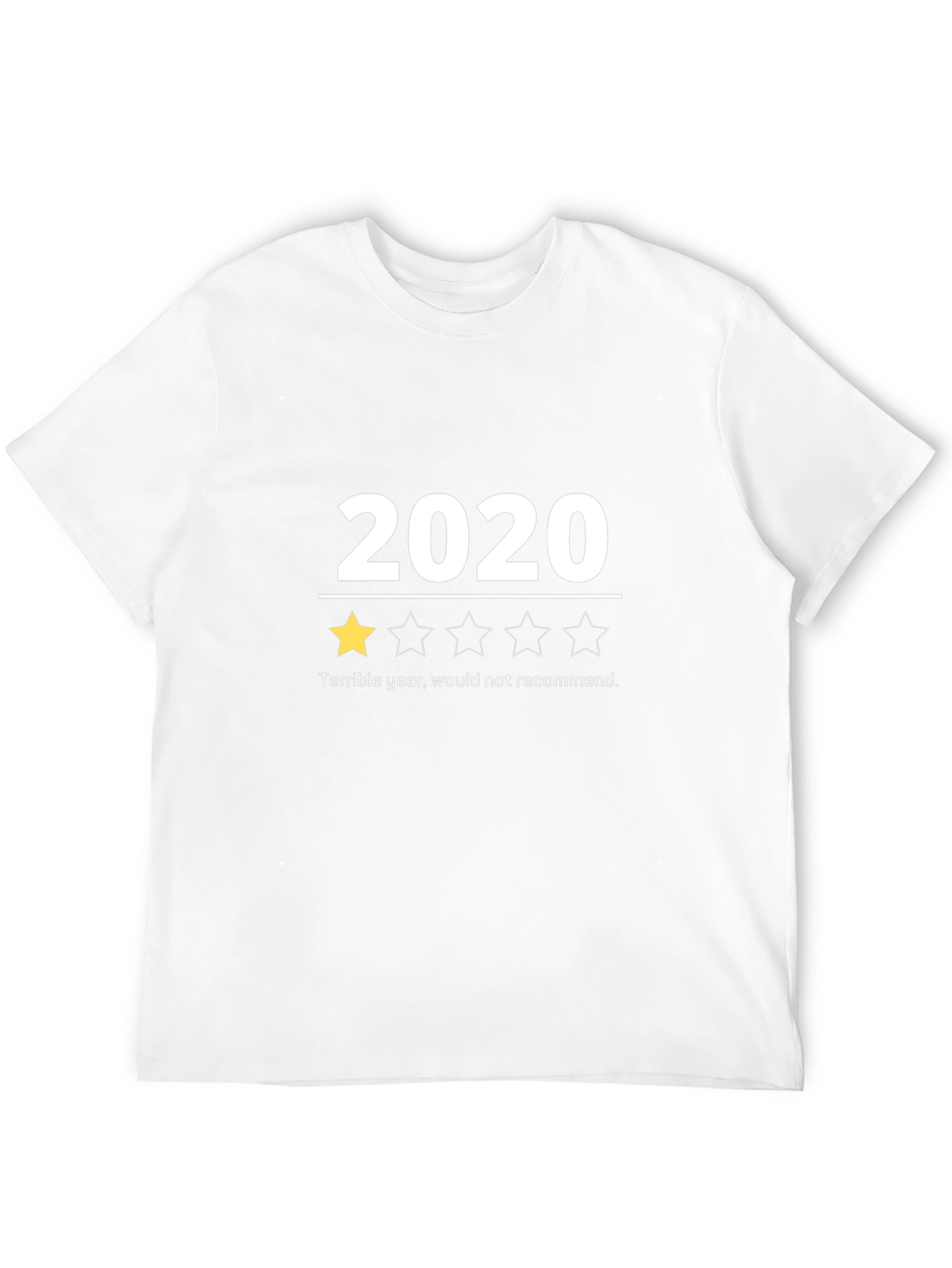 2020 One Star Review Graphic Tee - Black T-Shirt