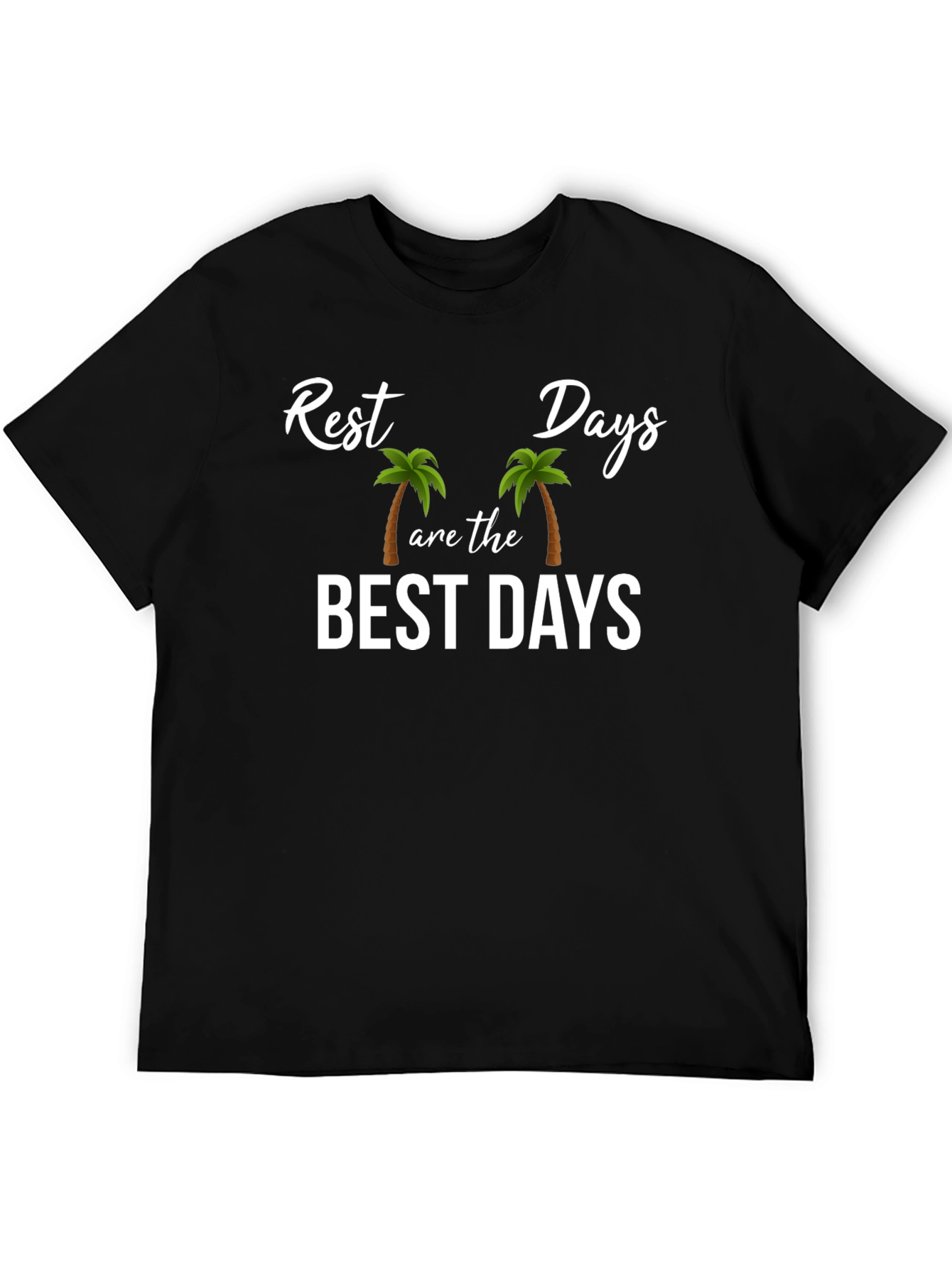 Rest Days Palm Tree Graphic T-Shirt