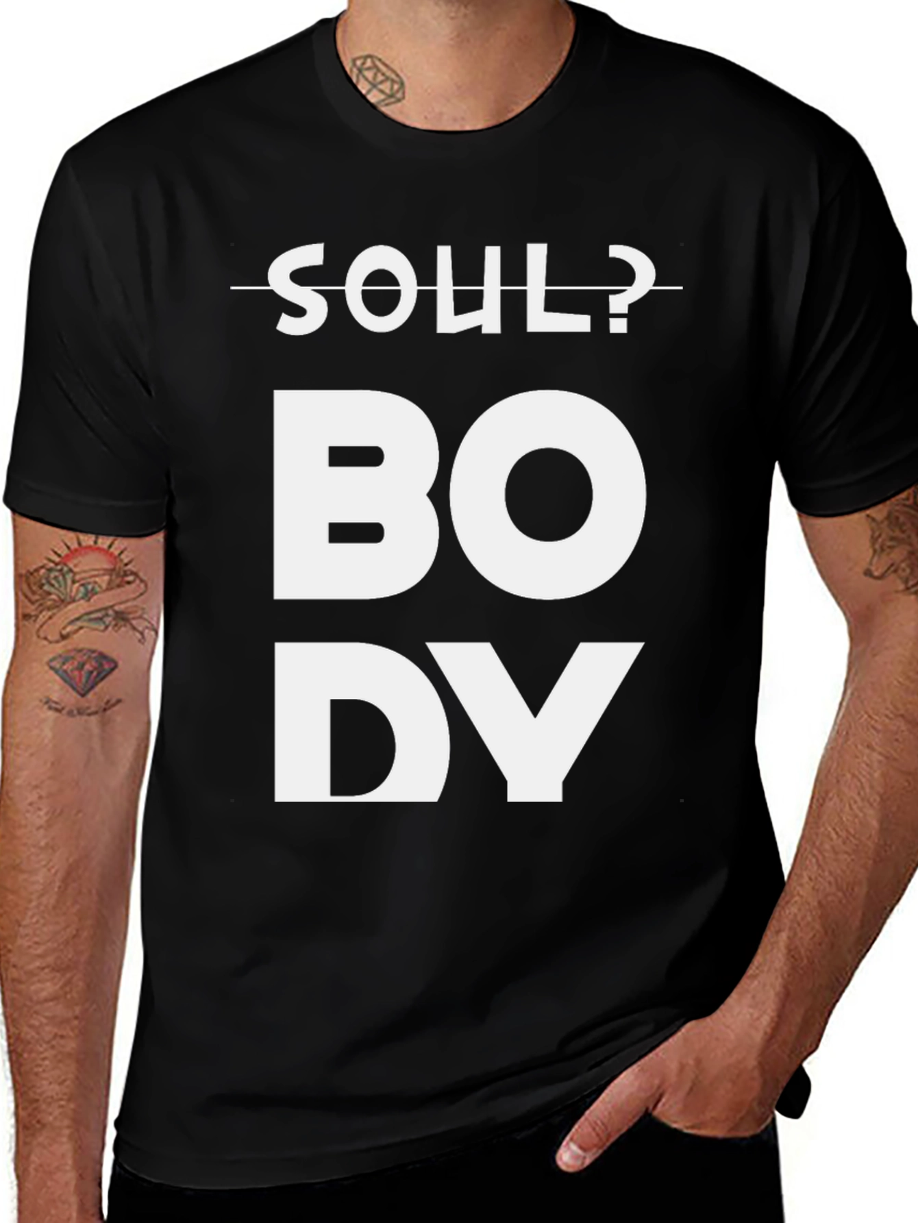 Soul or Body Graphic Tee - Black