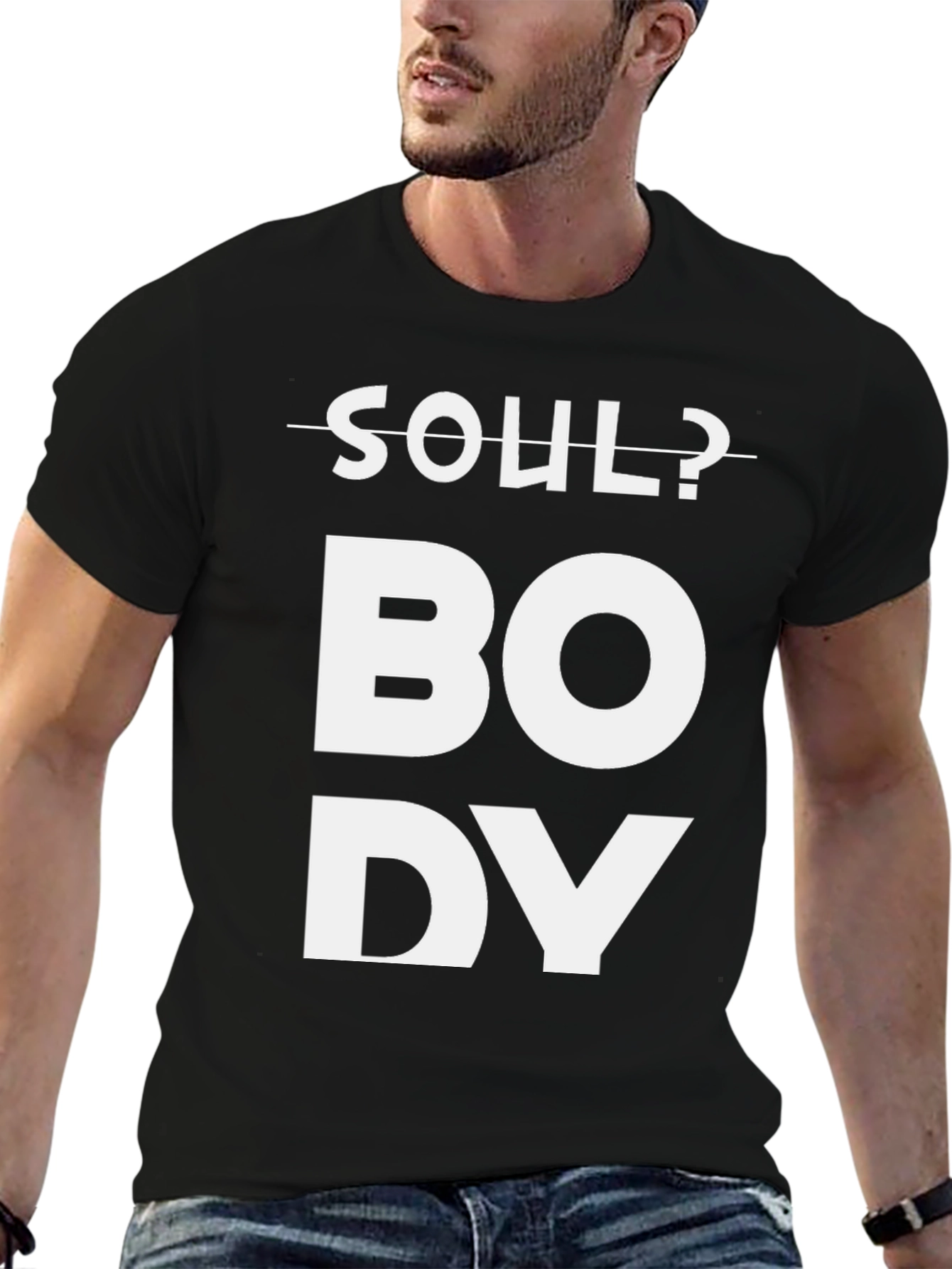 Soul or Body Graphic Tee - Black