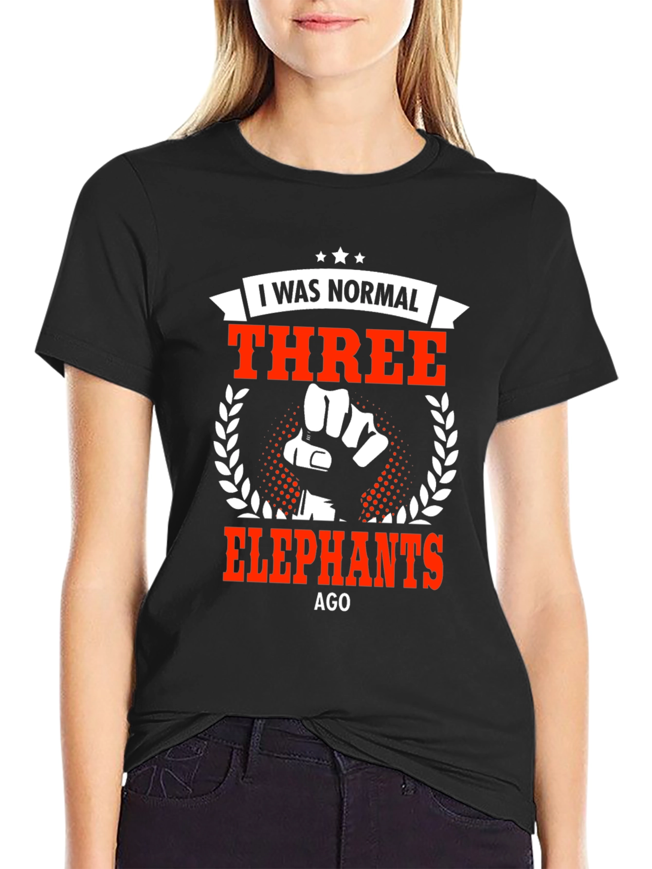 I Was Normal Three Elephants Ago Graphic T-Shirt