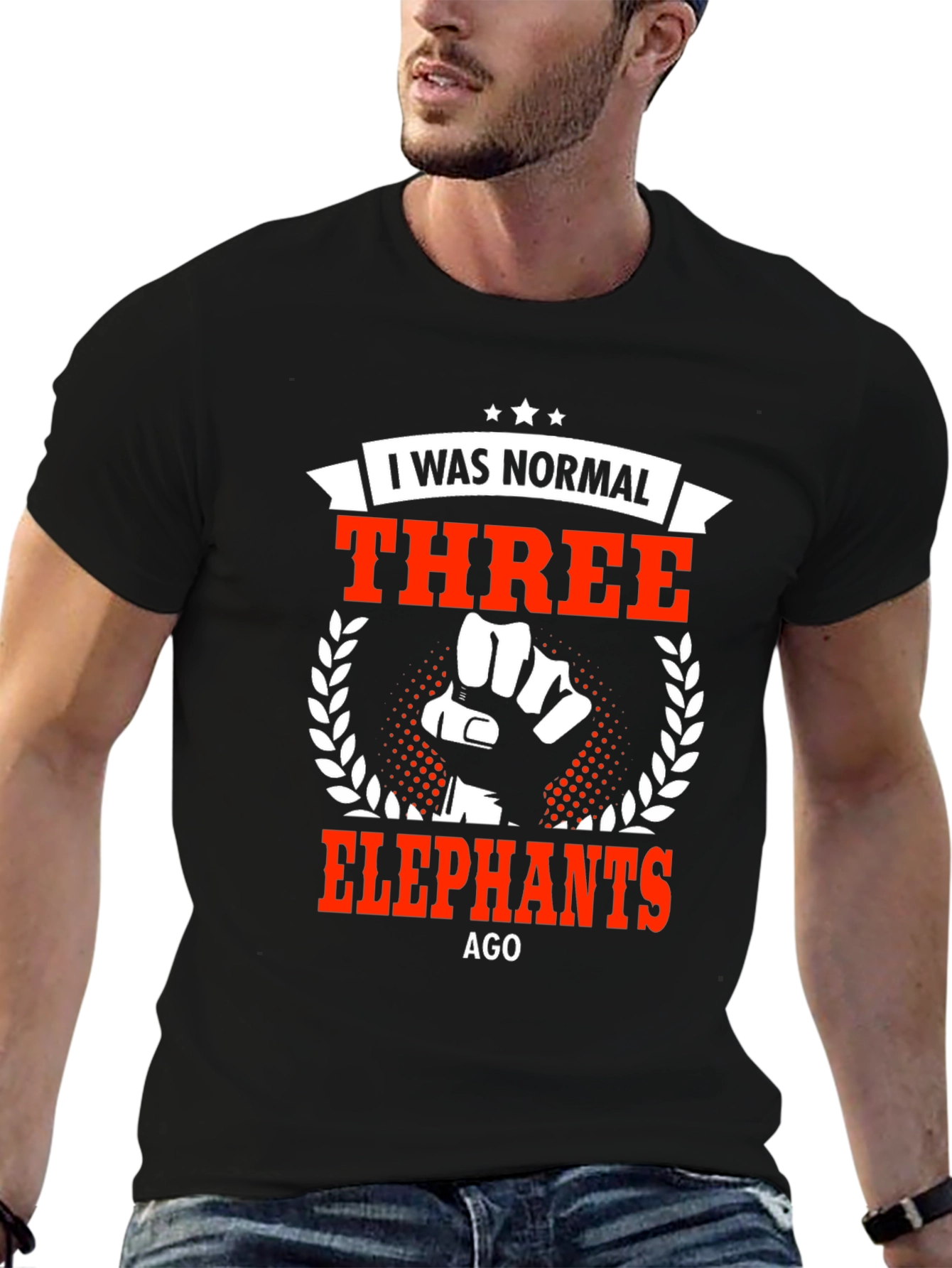I Was Normal Three Elephants Ago Graphic T-Shirt