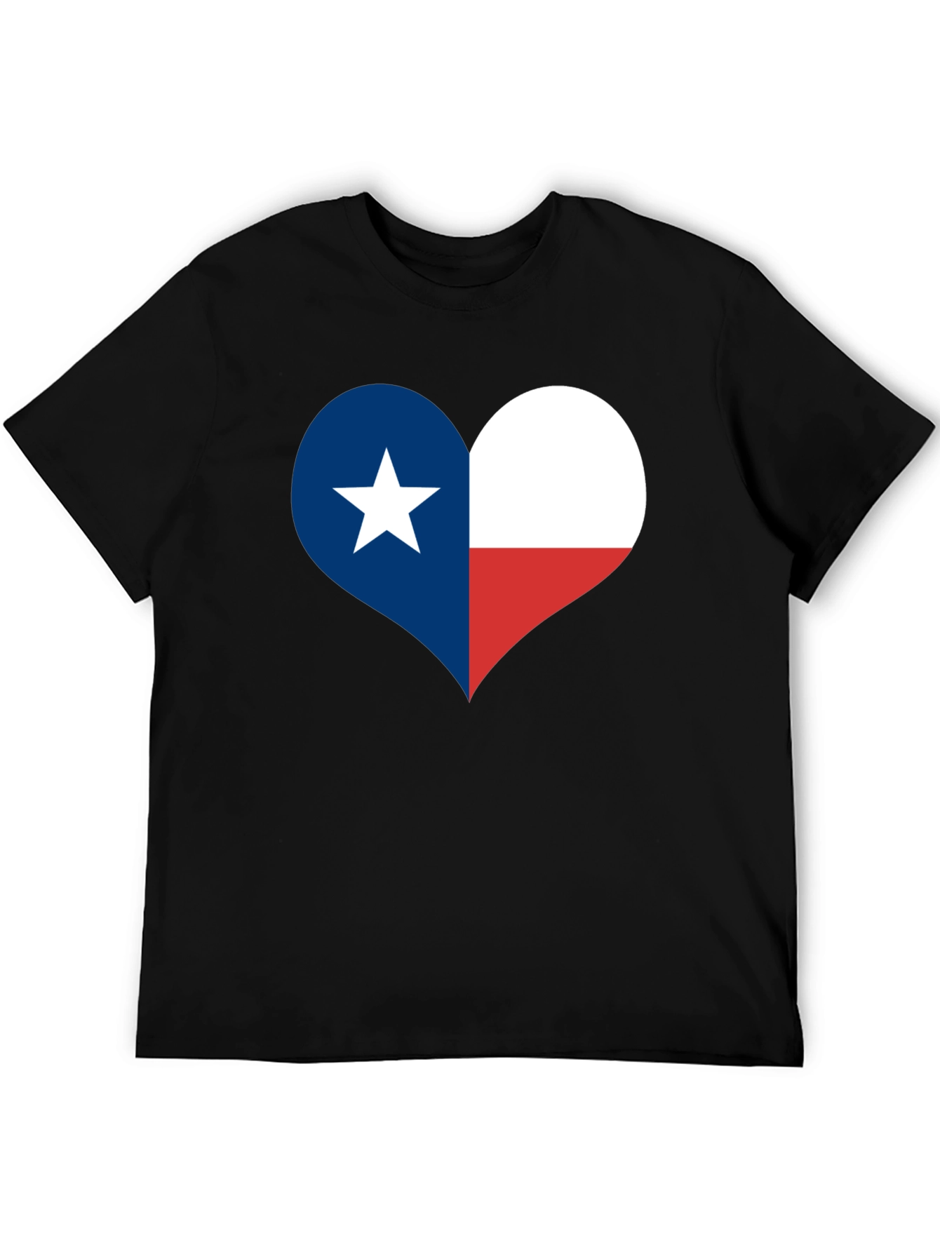 Texas Flag Heart T-Shirt - Lone Star State Pride